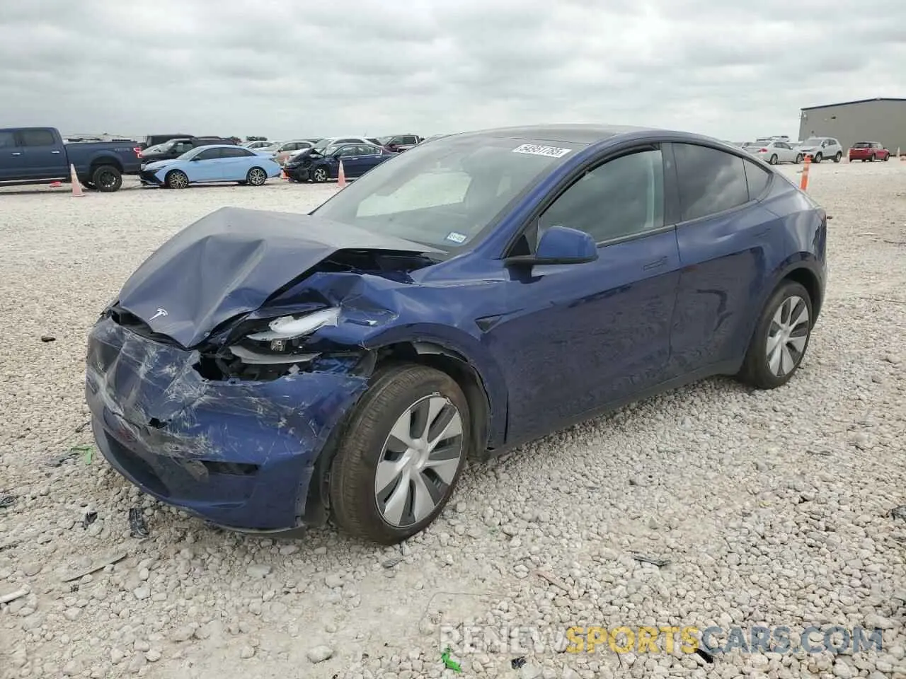 1 Фотография поврежденного автомобиля 7SAYGDEE0RA220750 TESLA MODEL Y 2024