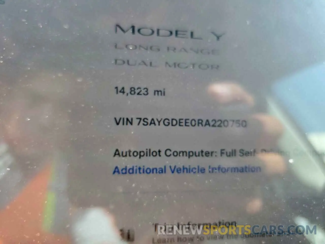 9 Фотография поврежденного автомобиля 7SAYGDEE0RA220750 TESLA MODEL Y 2024