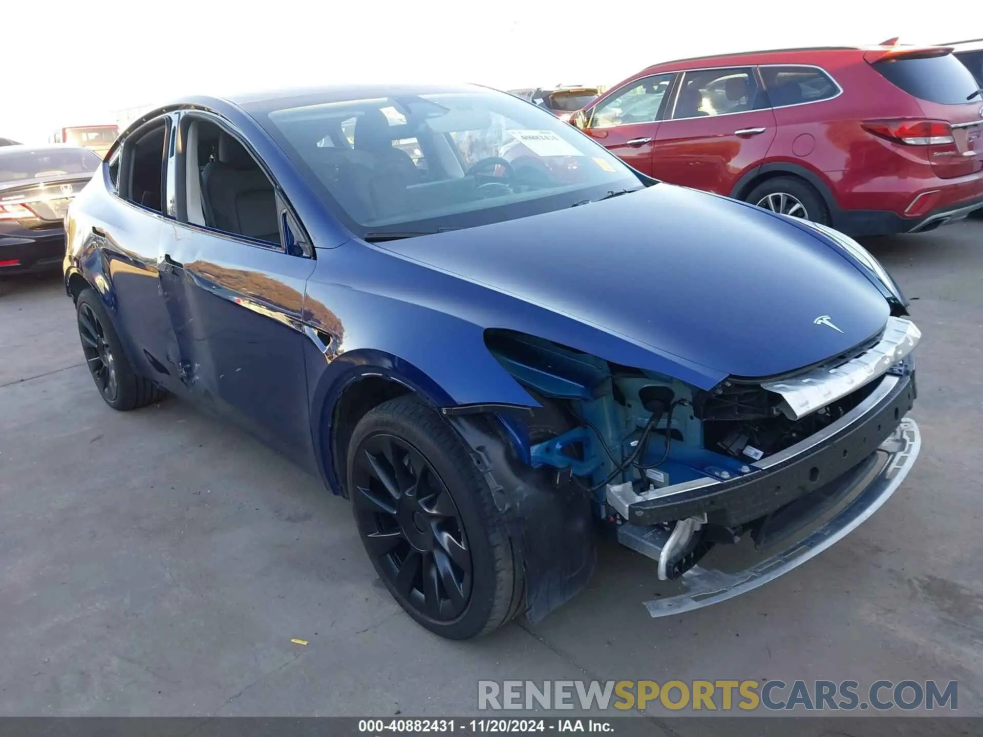 1 Фотография поврежденного автомобиля 7SAYGDEE0RA248581 TESLA MODEL Y 2024