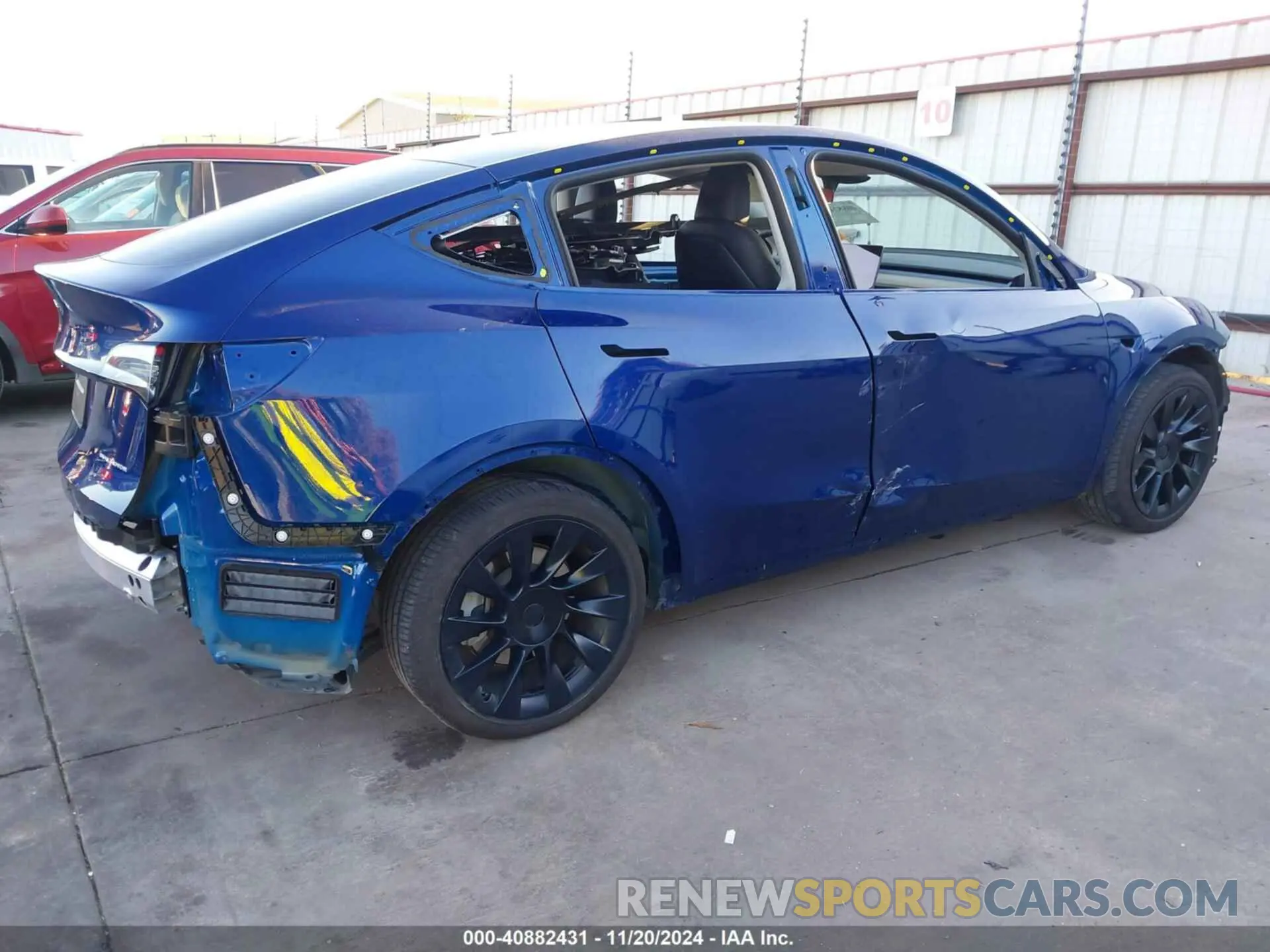 6 Фотография поврежденного автомобиля 7SAYGDEE0RA248581 TESLA MODEL Y 2024