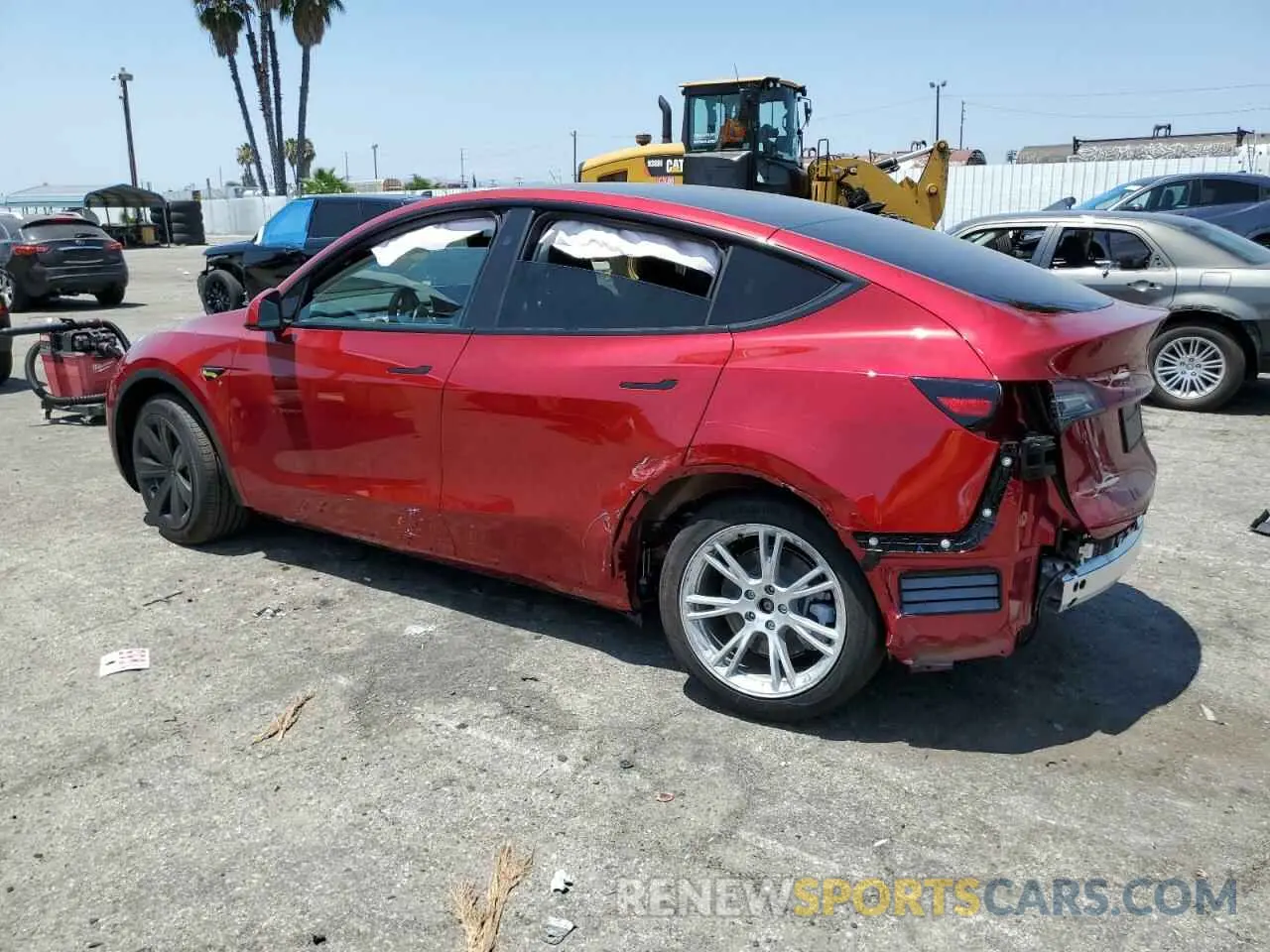 2 Photograph of a damaged car 7SAYGDEE0RA259631 TESLA MODEL Y 2024