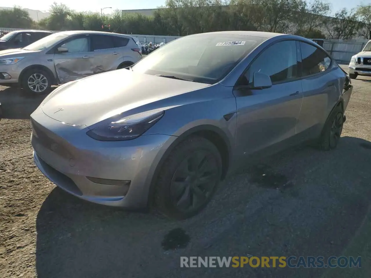 1 Фотография поврежденного автомобиля 7SAYGDEE0RA299398 TESLA MODEL Y 2024