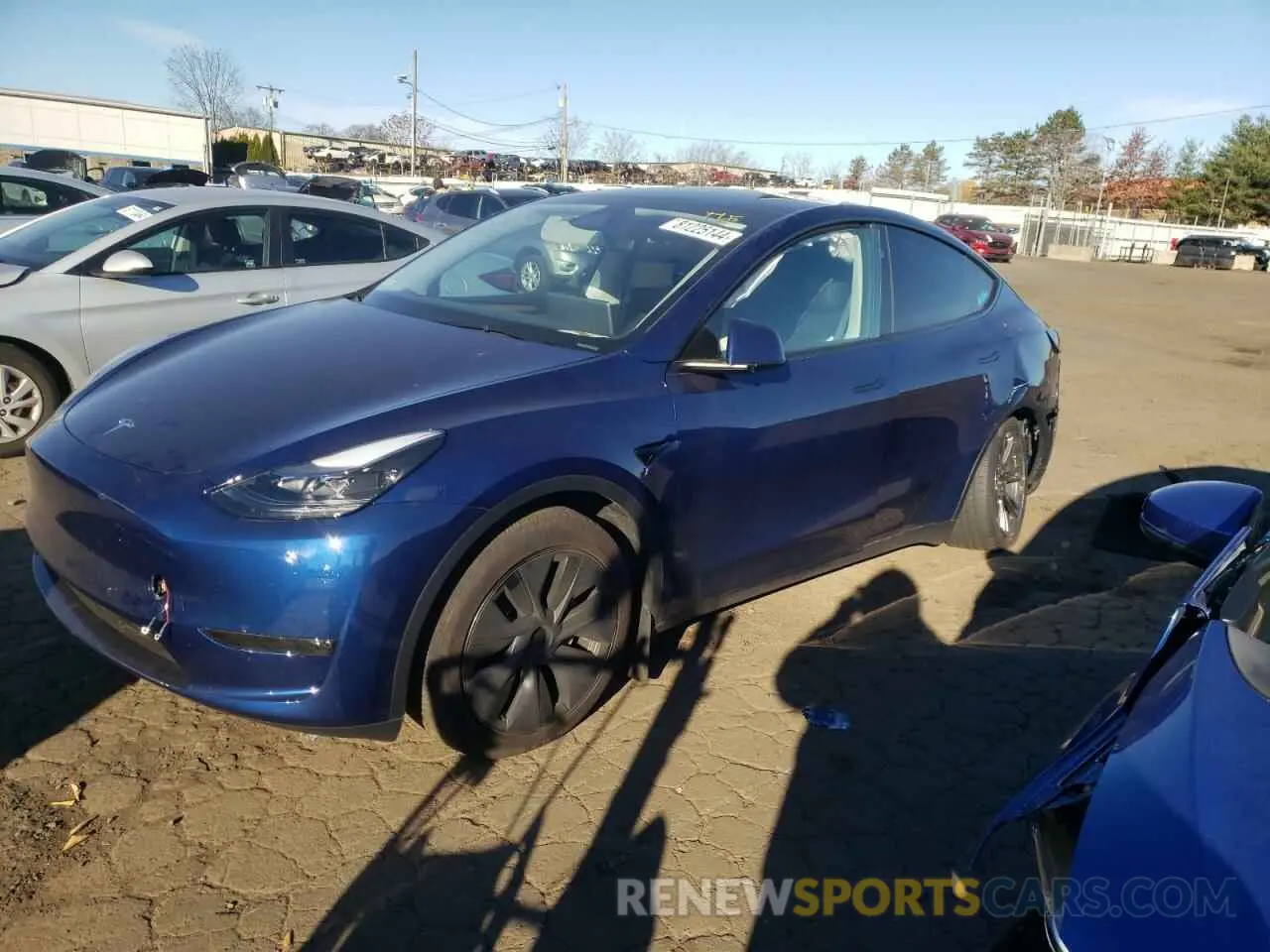 1 Photograph of a damaged car 7SAYGDEE0RA320055 TESLA MODEL Y 2024