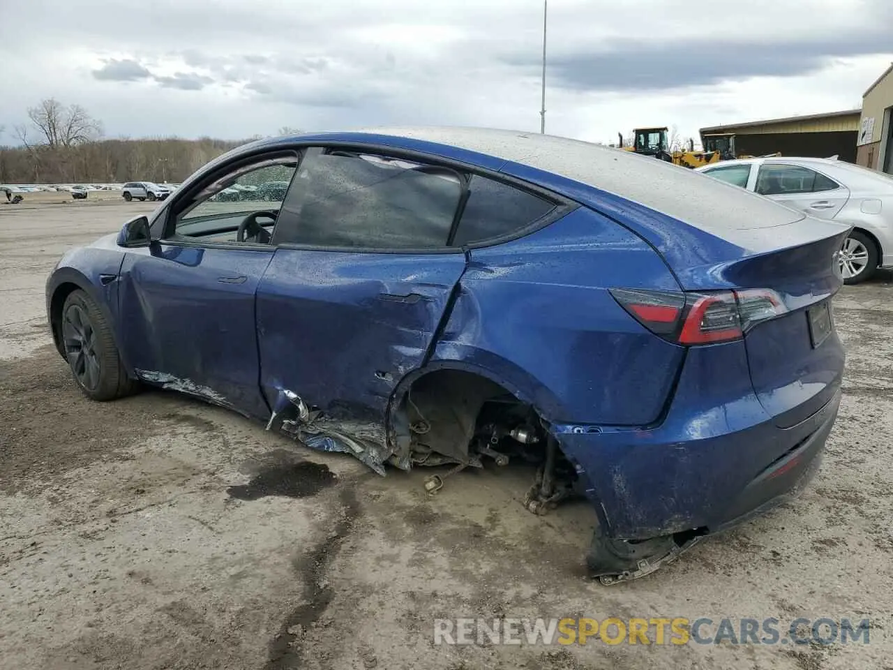 2 Фотография поврежденного автомобиля 7SAYGDEE0RA323893 TESLA MODEL Y 2024