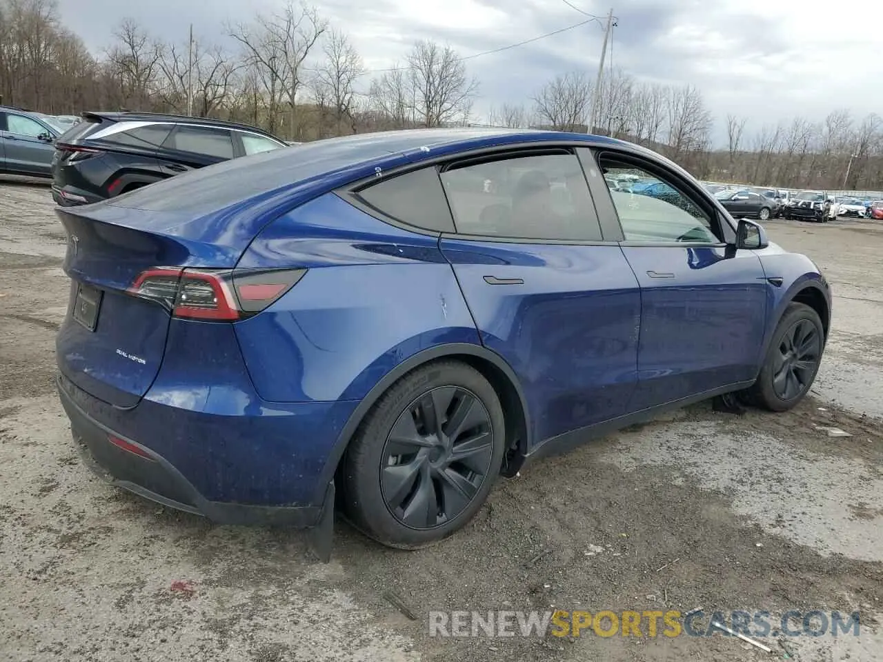 3 Фотография поврежденного автомобиля 7SAYGDEE0RA323893 TESLA MODEL Y 2024