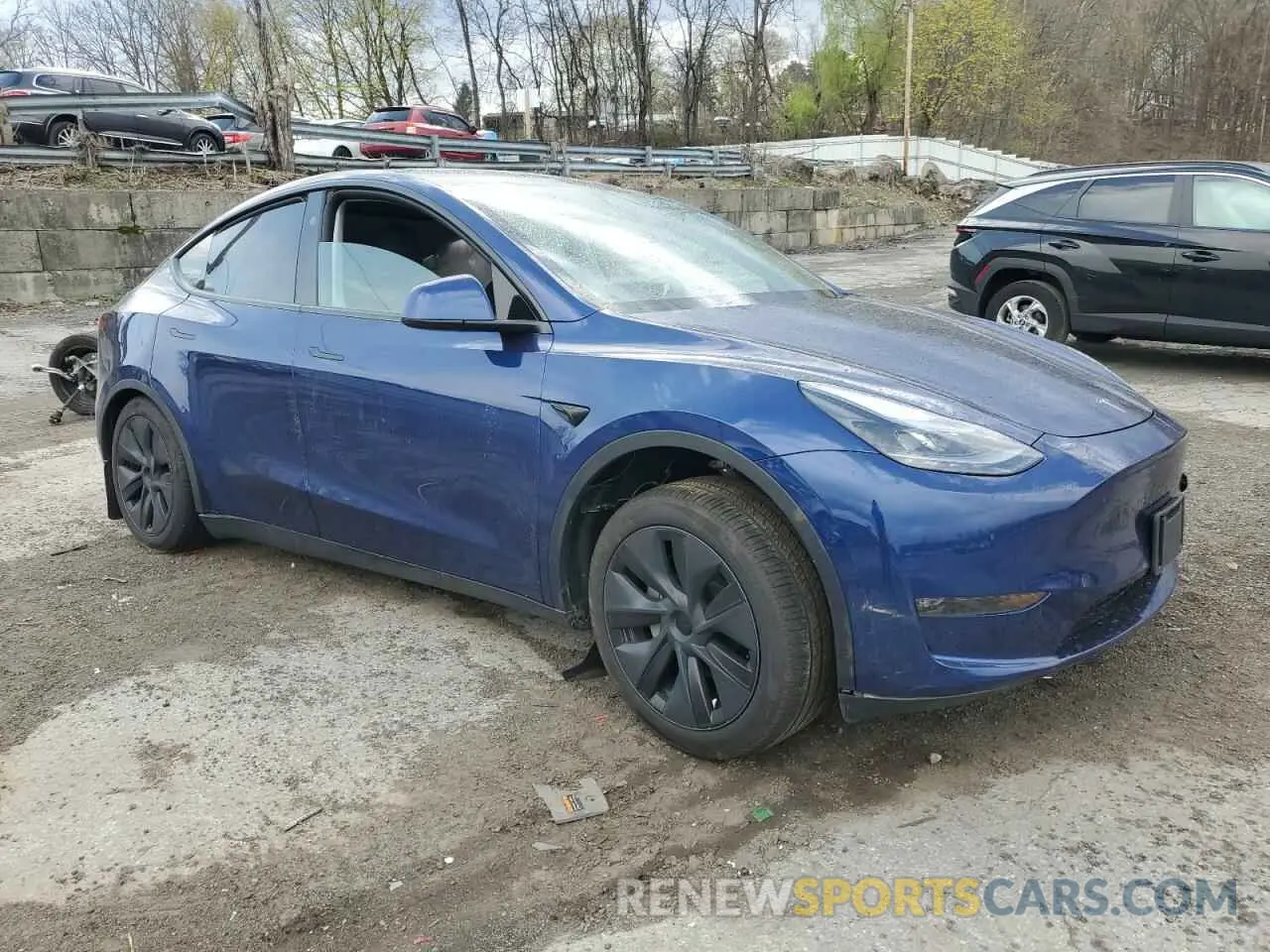 4 Фотография поврежденного автомобиля 7SAYGDEE0RA323893 TESLA MODEL Y 2024