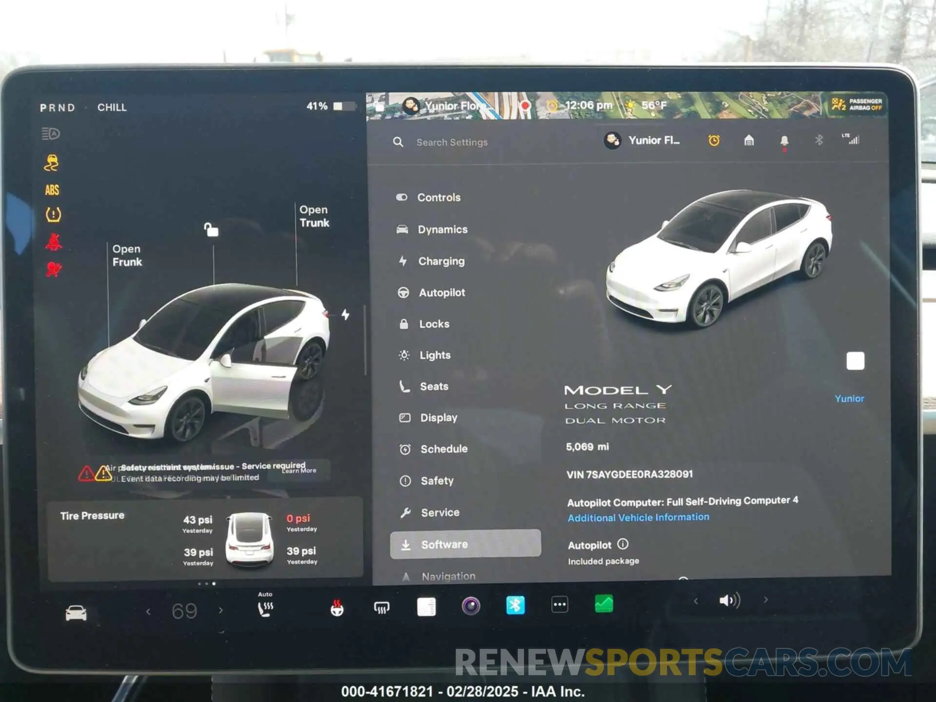 18 Фотография поврежденного автомобиля 7SAYGDEE0RA328091 TESLA MODEL Y 2024