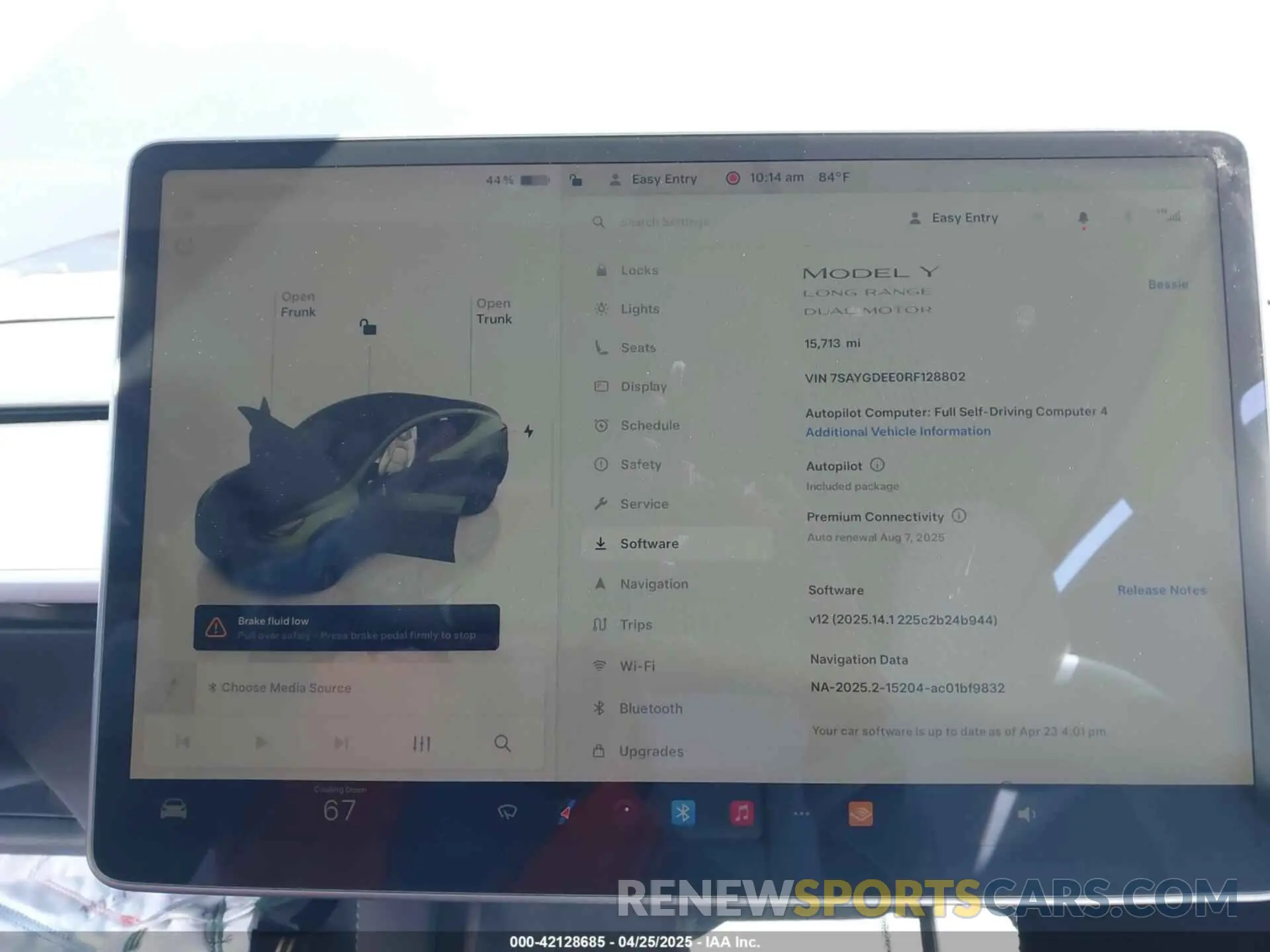 7 Фотография поврежденного автомобиля 7SAYGDEE0RF128802 TESLA MODEL Y 2024