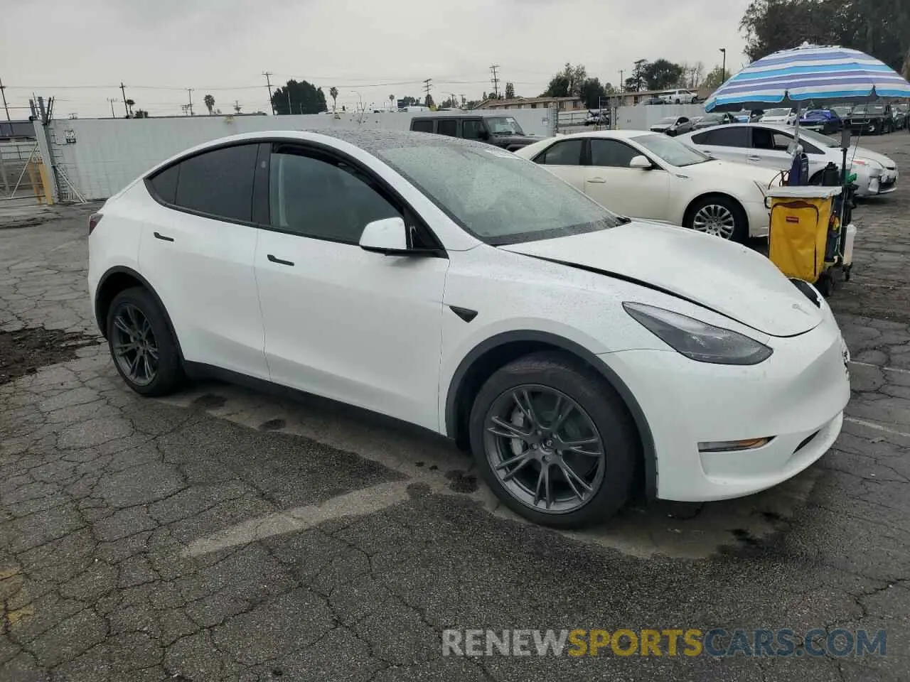 4 Фотография поврежденного автомобиля 7SAYGDEE0RF165672 TESLA MODEL Y 2024
