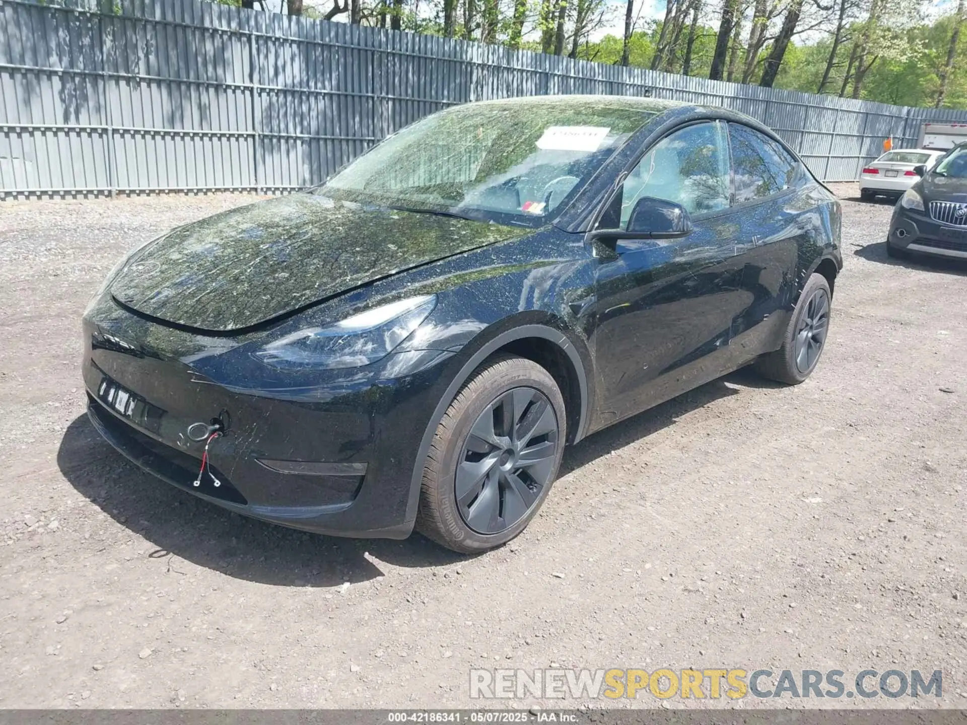 2 Фотография поврежденного автомобиля 7SAYGDEE0RF200291 TESLA MODEL Y 2024