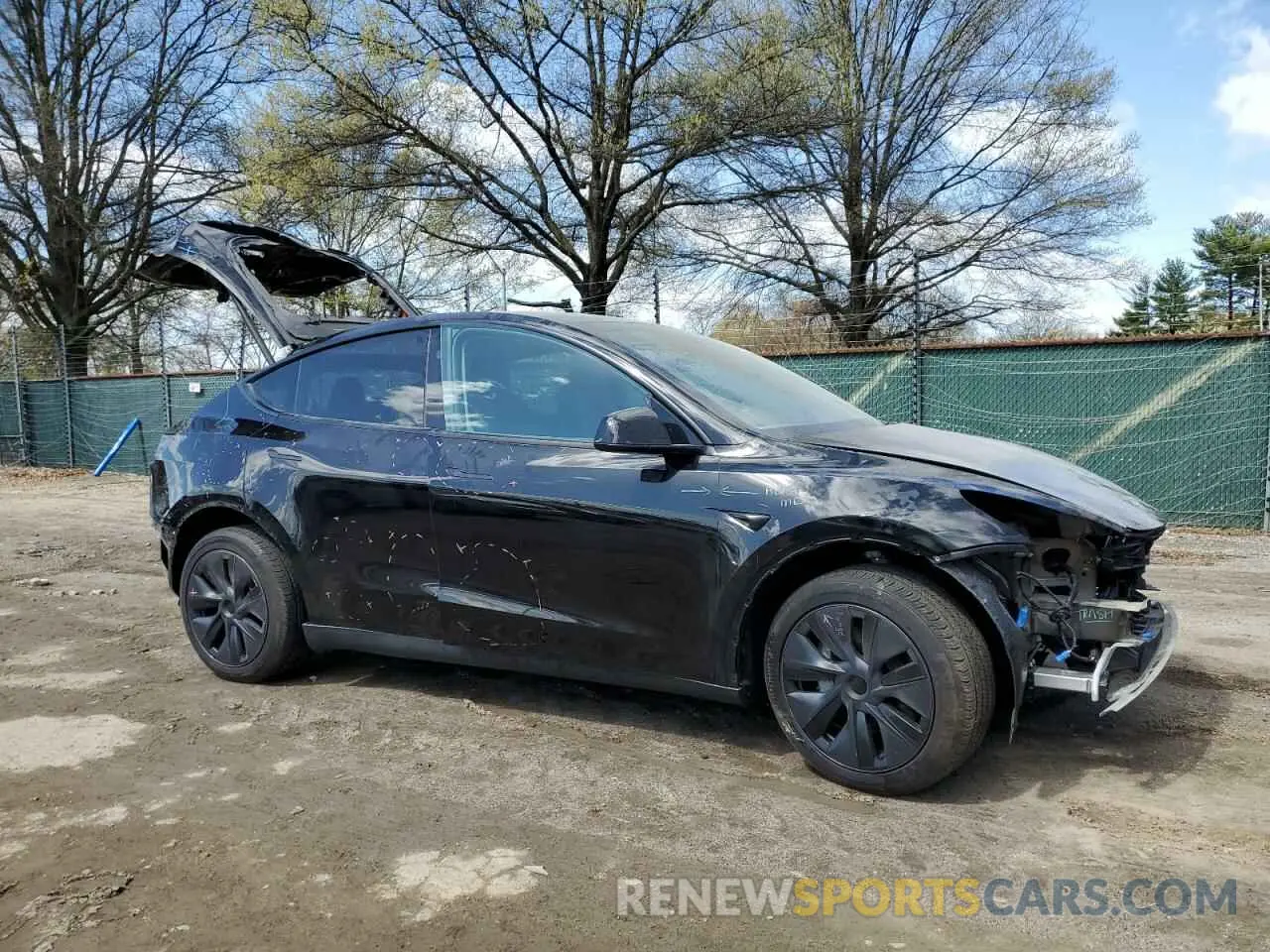 4 Фотография поврежденного автомобиля 7SAYGDEE0RF202381 TESLA MODEL Y 2024