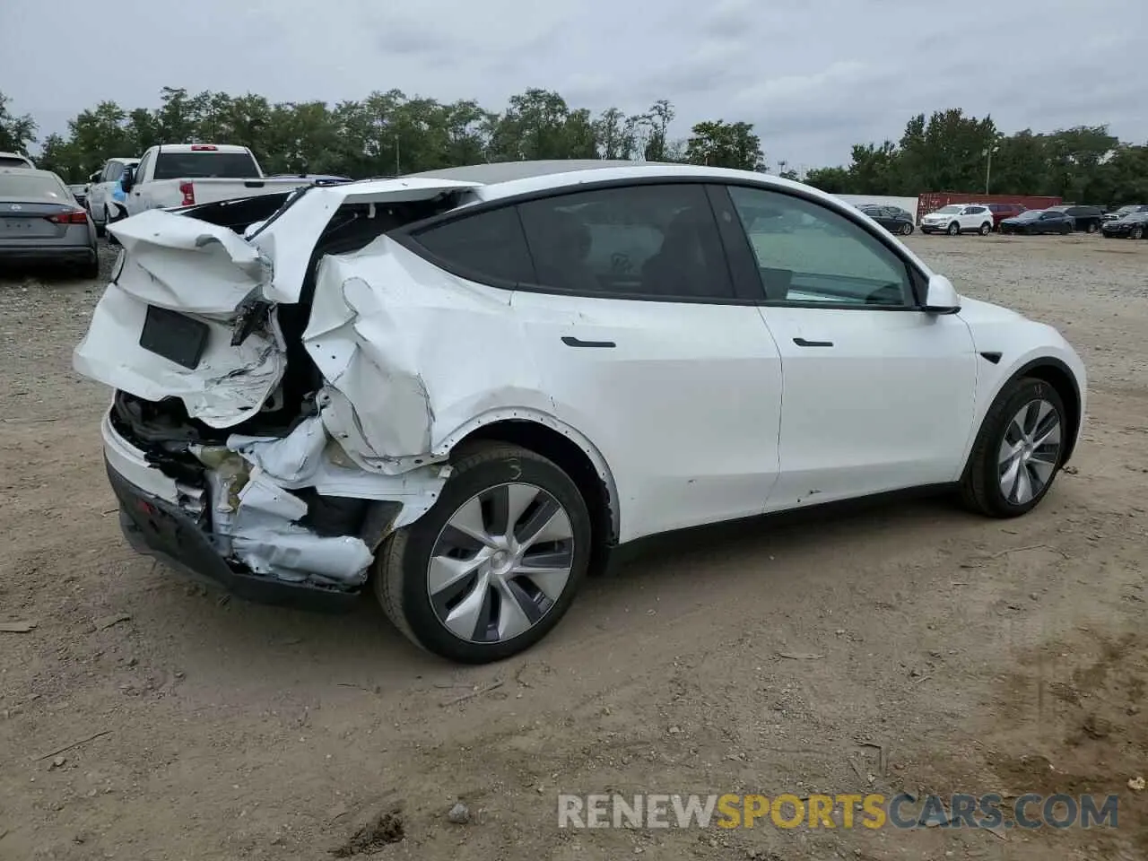 3 Фотография поврежденного автомобиля 7SAYGDEE1RA260755 TESLA MODEL Y 2024