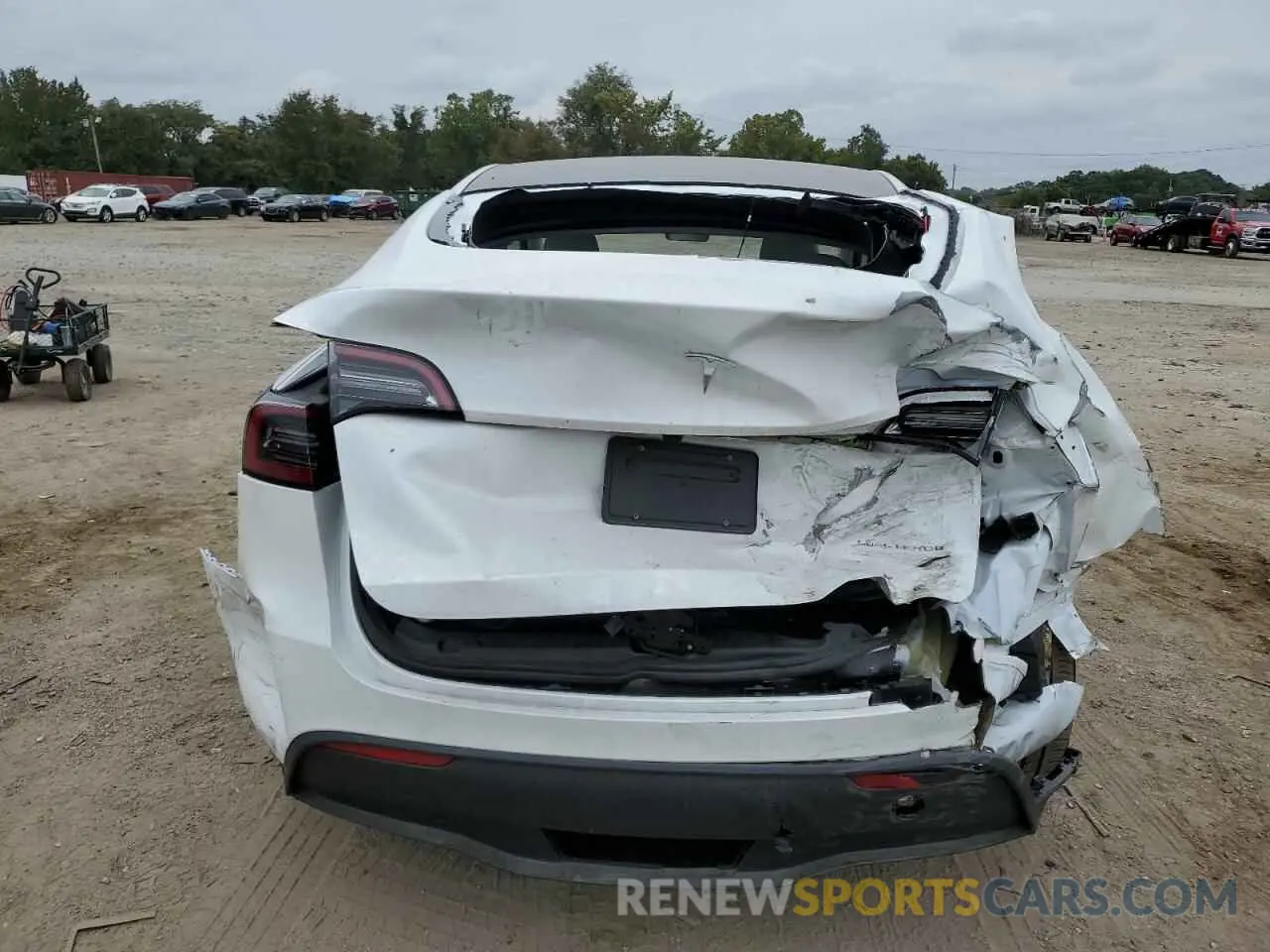 6 Фотография поврежденного автомобиля 7SAYGDEE1RA260755 TESLA MODEL Y 2024