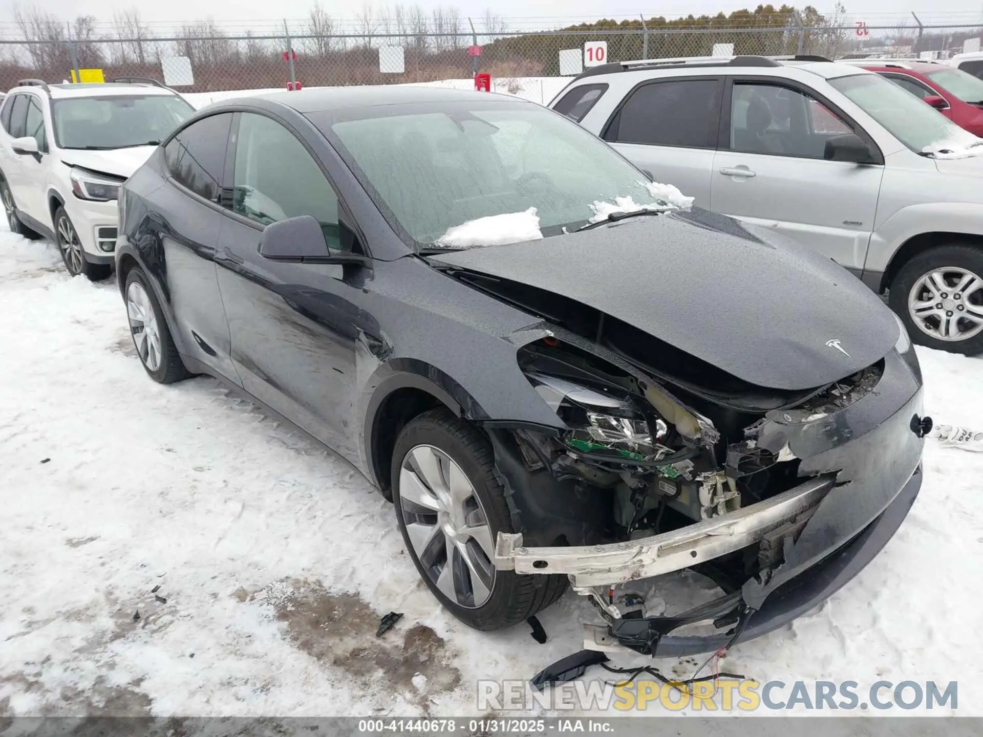 1 Фотография поврежденного автомобиля 7SAYGDEE1RA264546 TESLA MODEL Y 2024