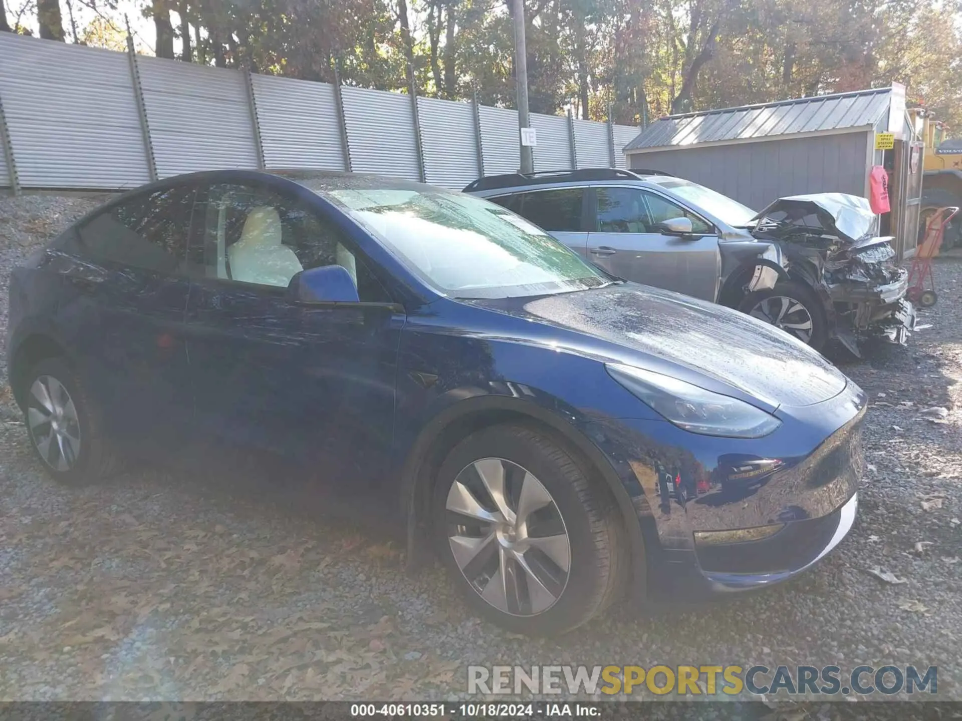 1 Фотография поврежденного автомобиля 7SAYGDEE1RA266328 TESLA MODEL Y 2024