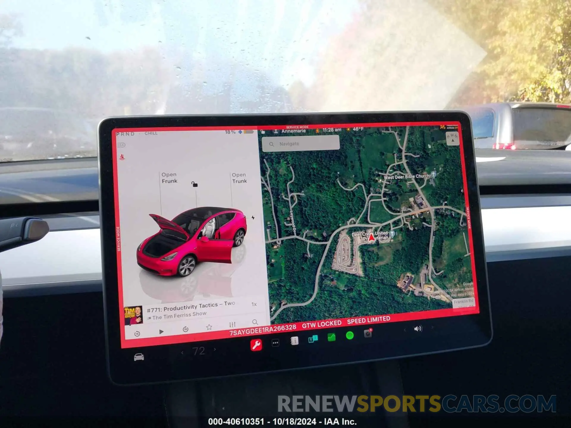 19 Фотография поврежденного автомобиля 7SAYGDEE1RA266328 TESLA MODEL Y 2024
