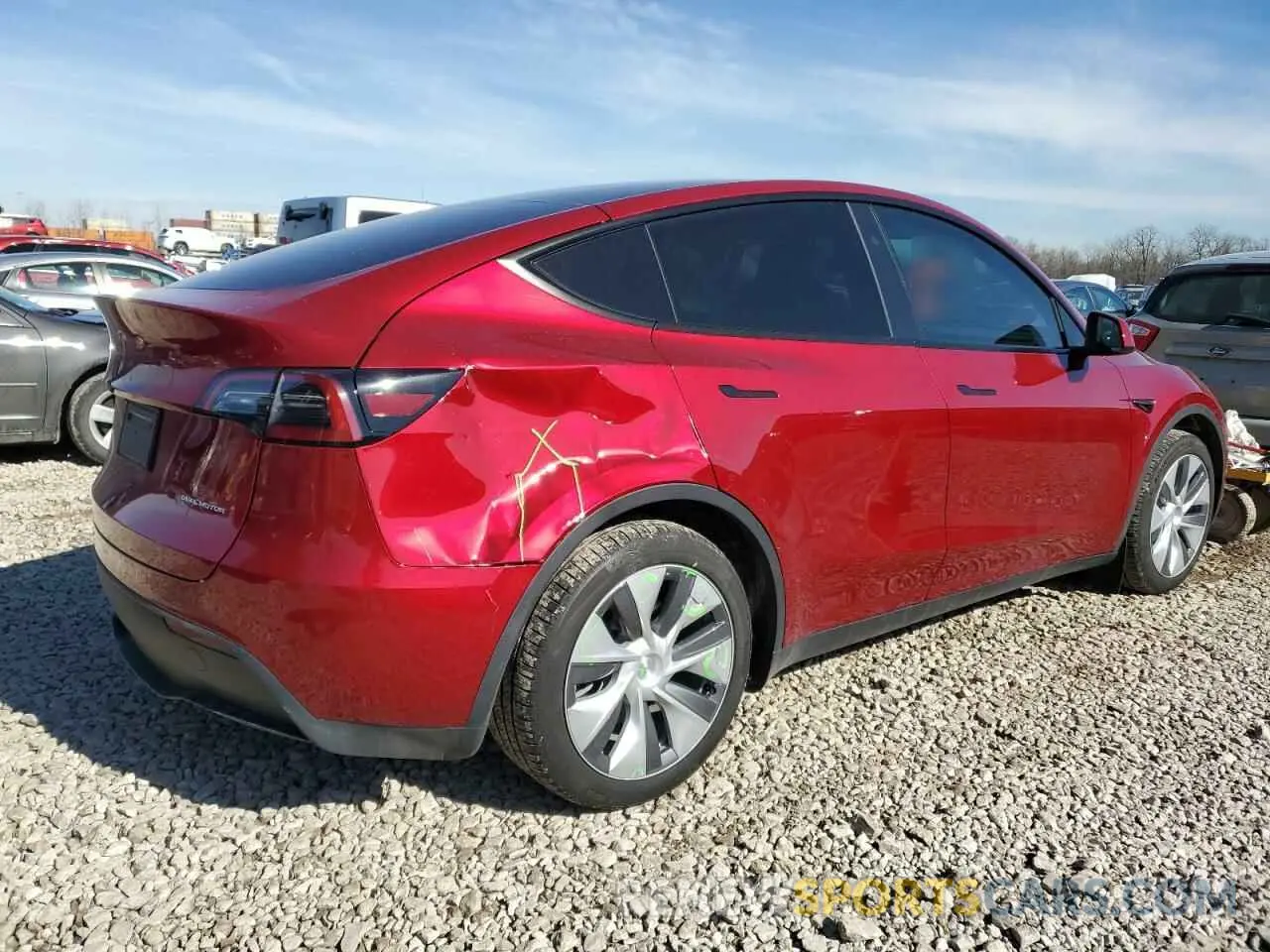 3 Photograph of a damaged car 7SAYGDEE1RA286725 TESLA MODEL Y 2024