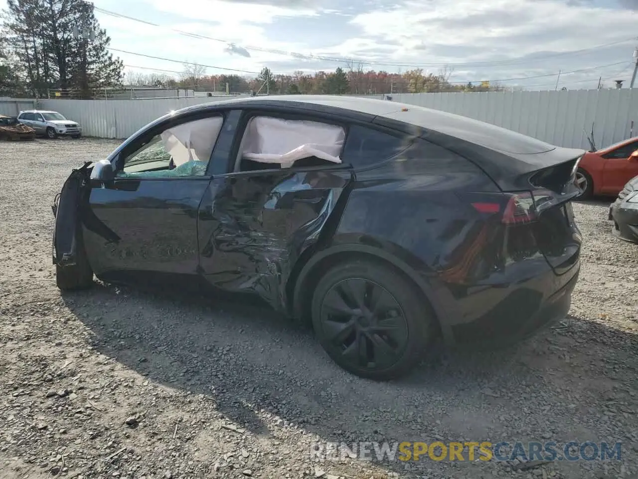 2 Фотография поврежденного автомобиля 7SAYGDEE1RA296204 TESLA MODEL Y 2024