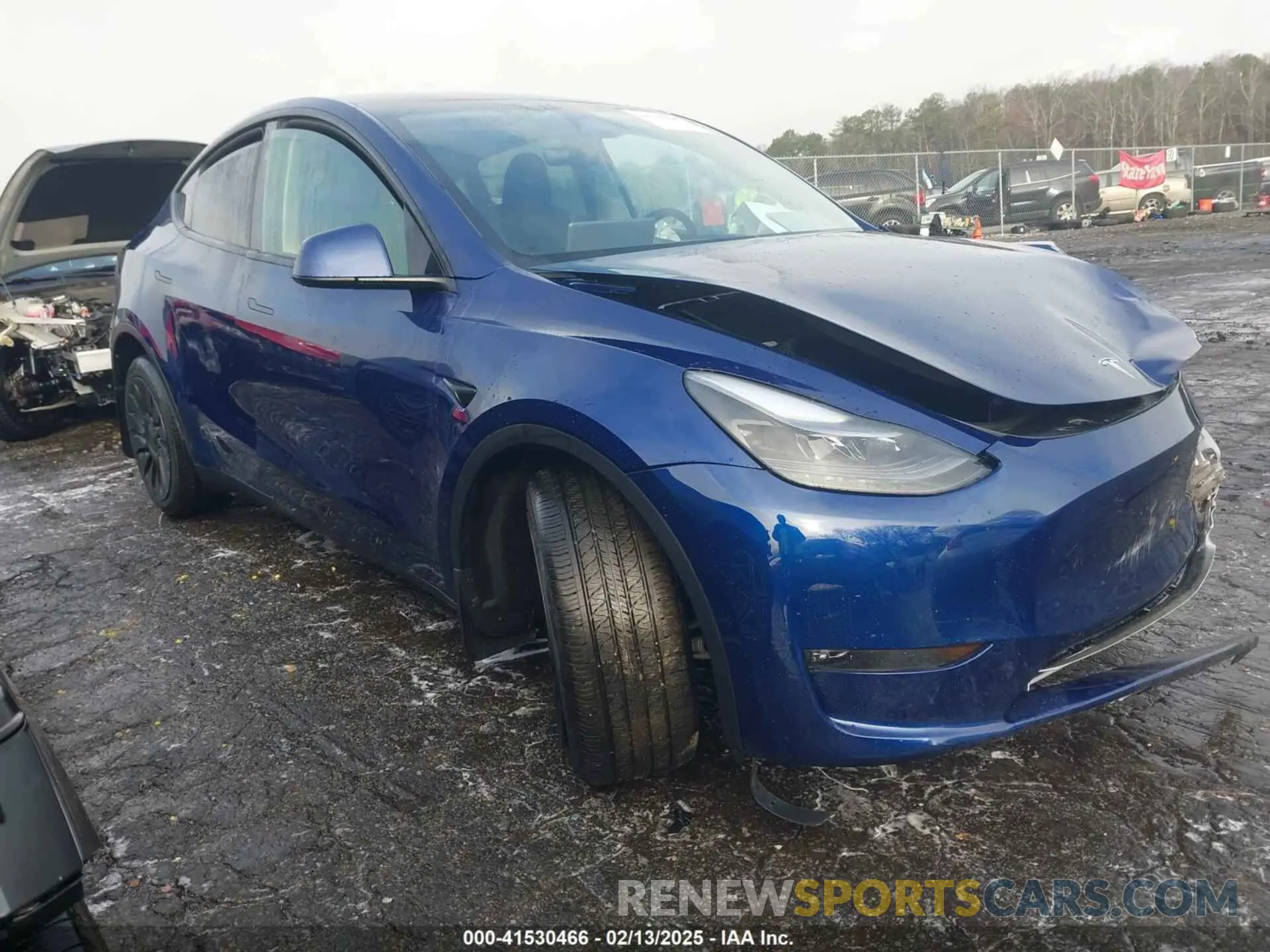 1 Фотография поврежденного автомобиля 7SAYGDEE1RA319271 TESLA MODEL Y 2024