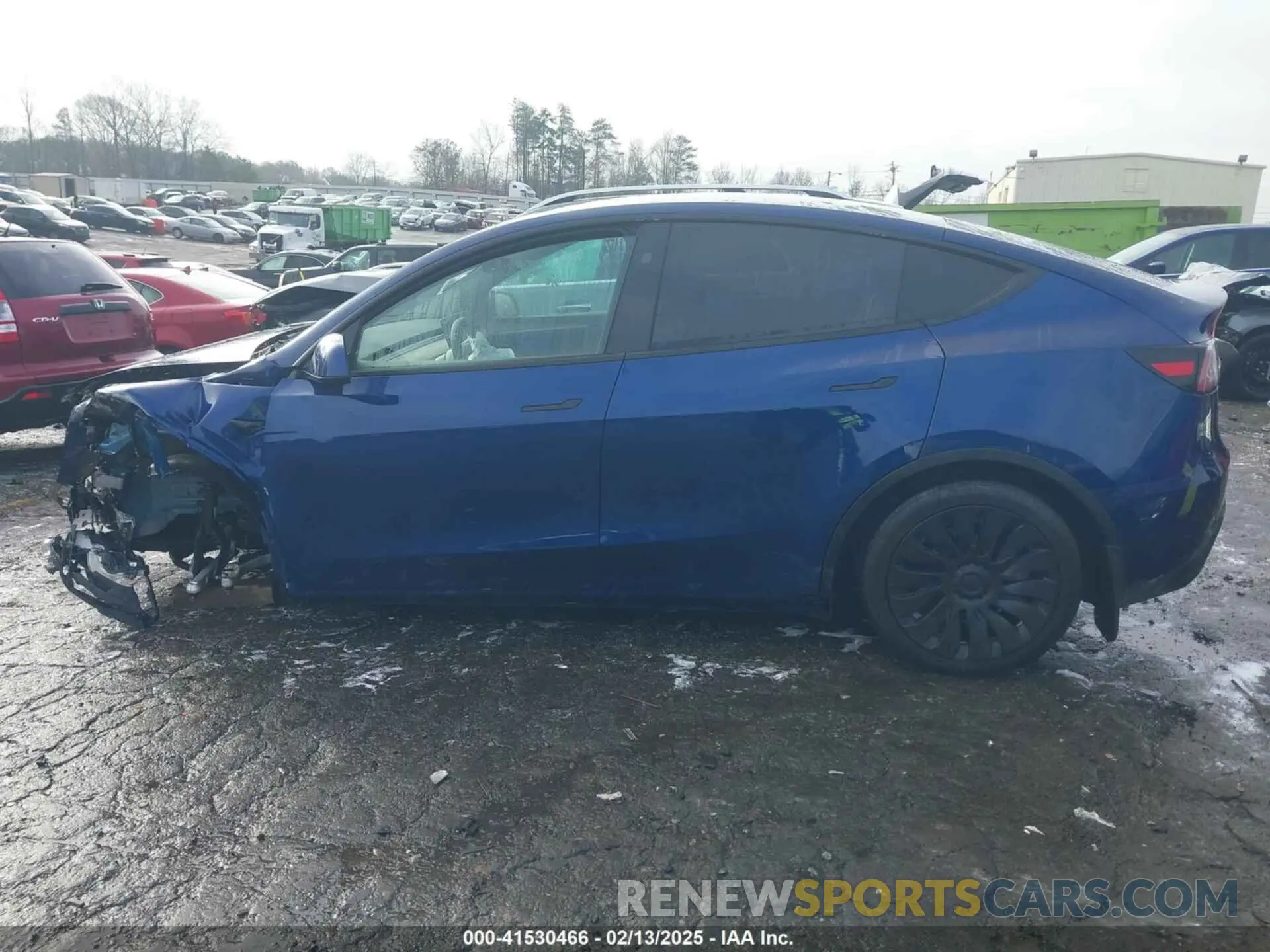 14 Фотография поврежденного автомобиля 7SAYGDEE1RA319271 TESLA MODEL Y 2024