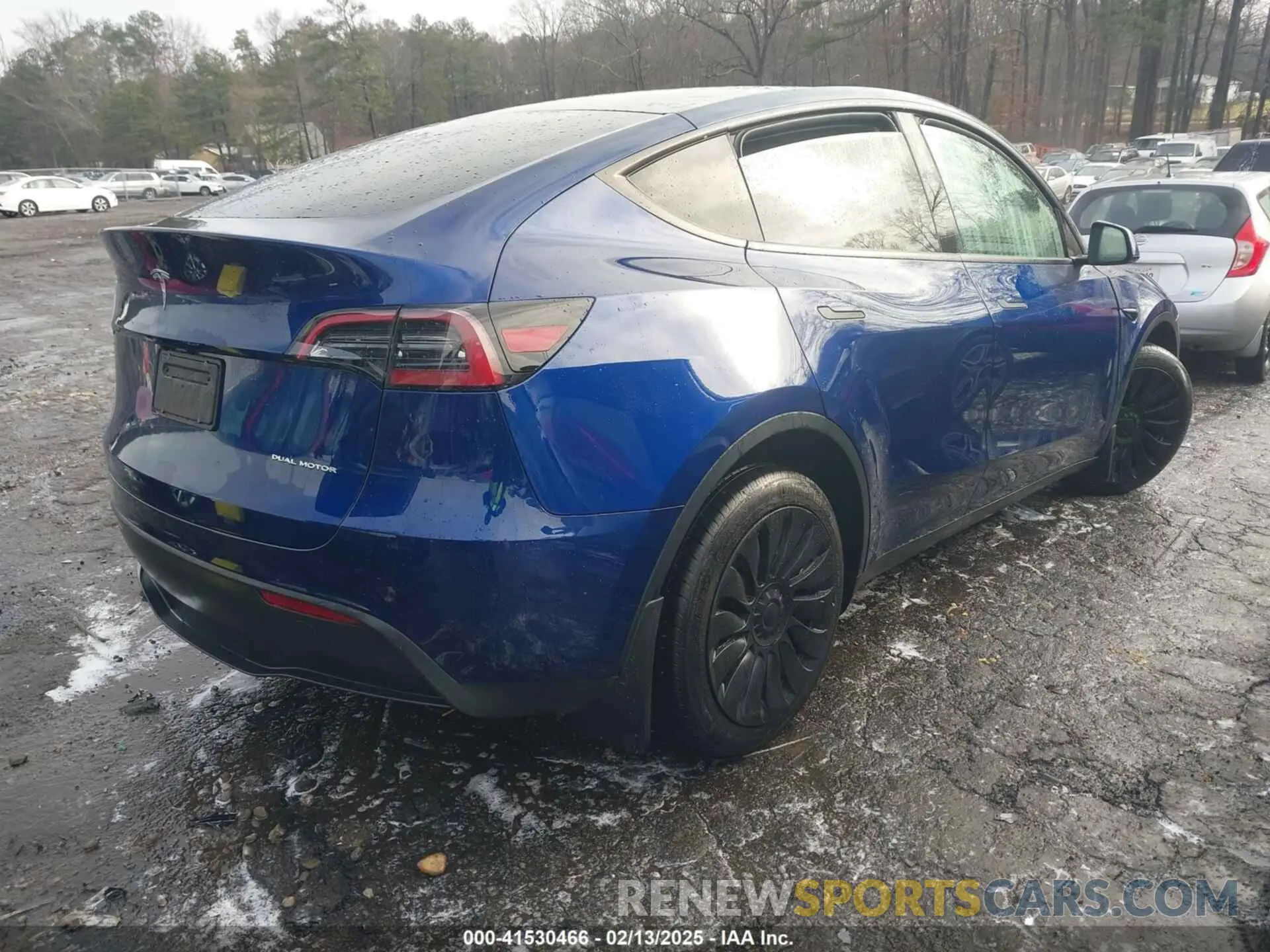 4 Фотография поврежденного автомобиля 7SAYGDEE1RA319271 TESLA MODEL Y 2024