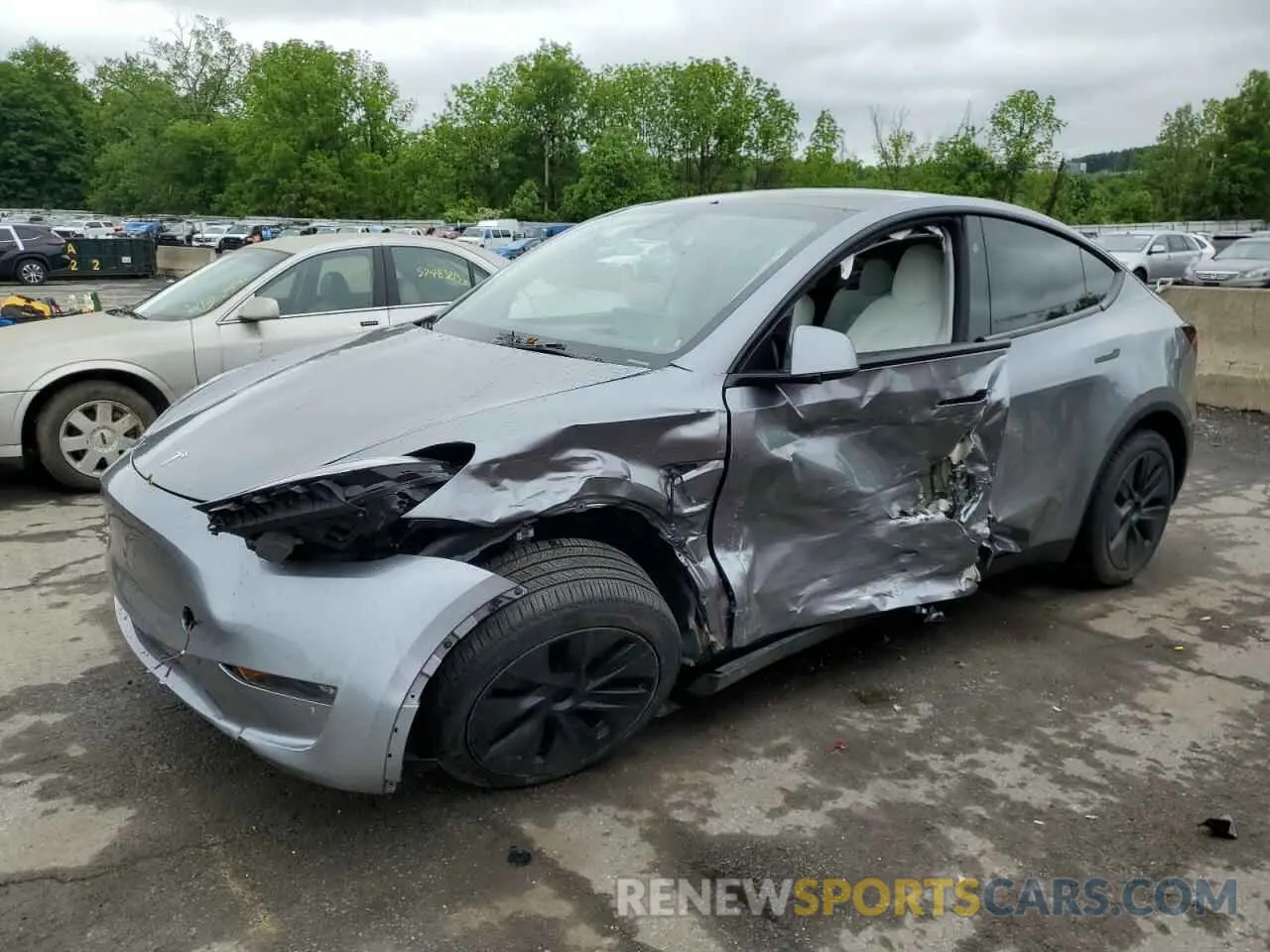 1 Фотография поврежденного автомобиля 7SAYGDEE1RA326222 TESLA MODEL Y 2024