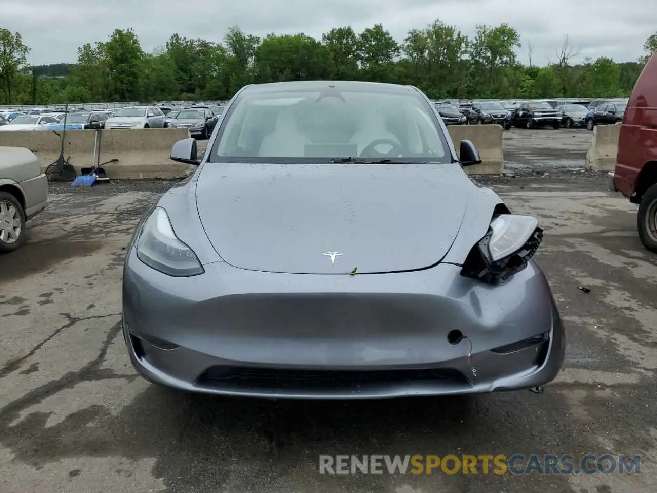 5 Фотография поврежденного автомобиля 7SAYGDEE1RA326222 TESLA MODEL Y 2024