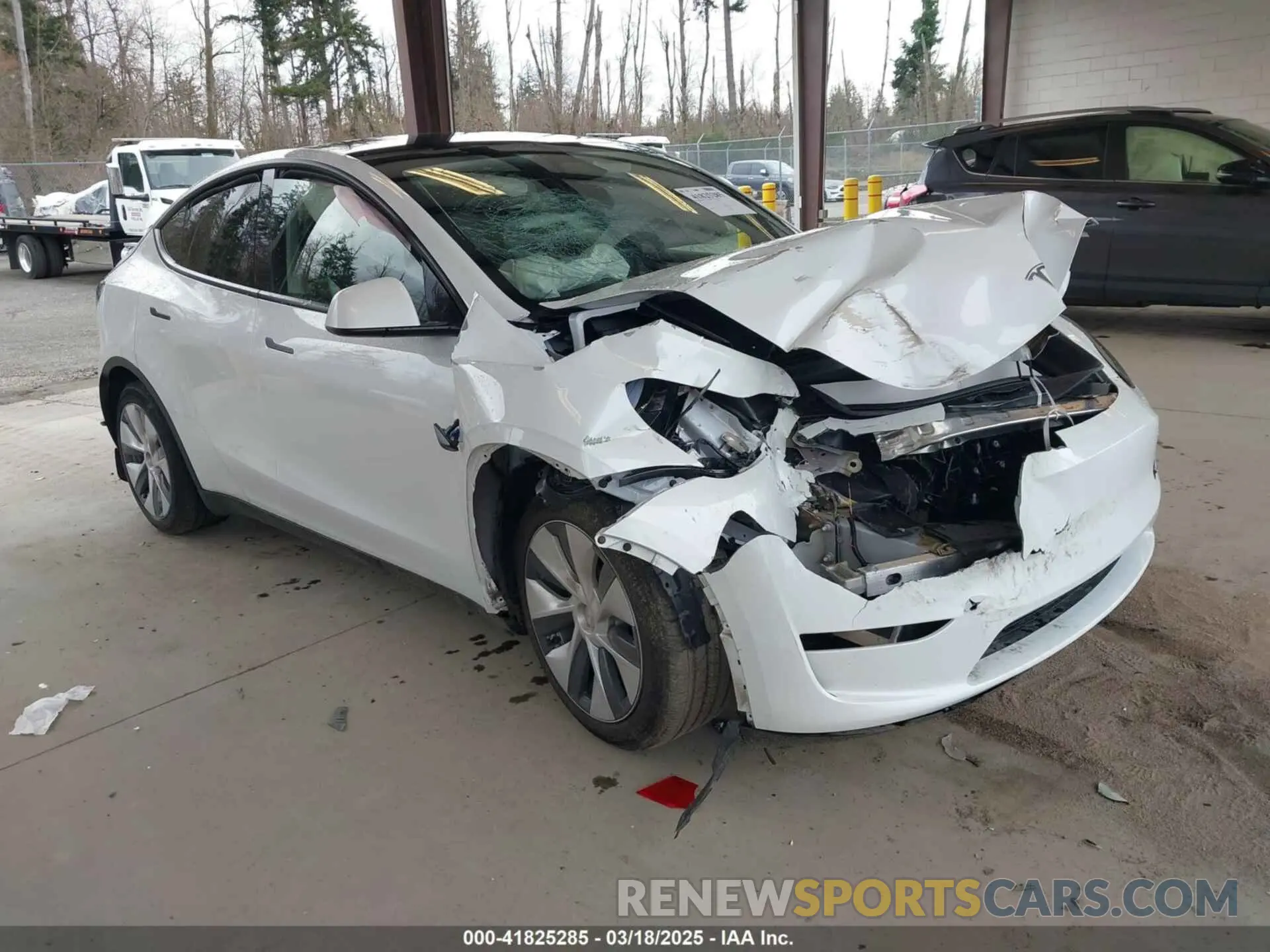 1 Фотография поврежденного автомобиля 7SAYGDEE1RF047064 TESLA MODEL Y 2024