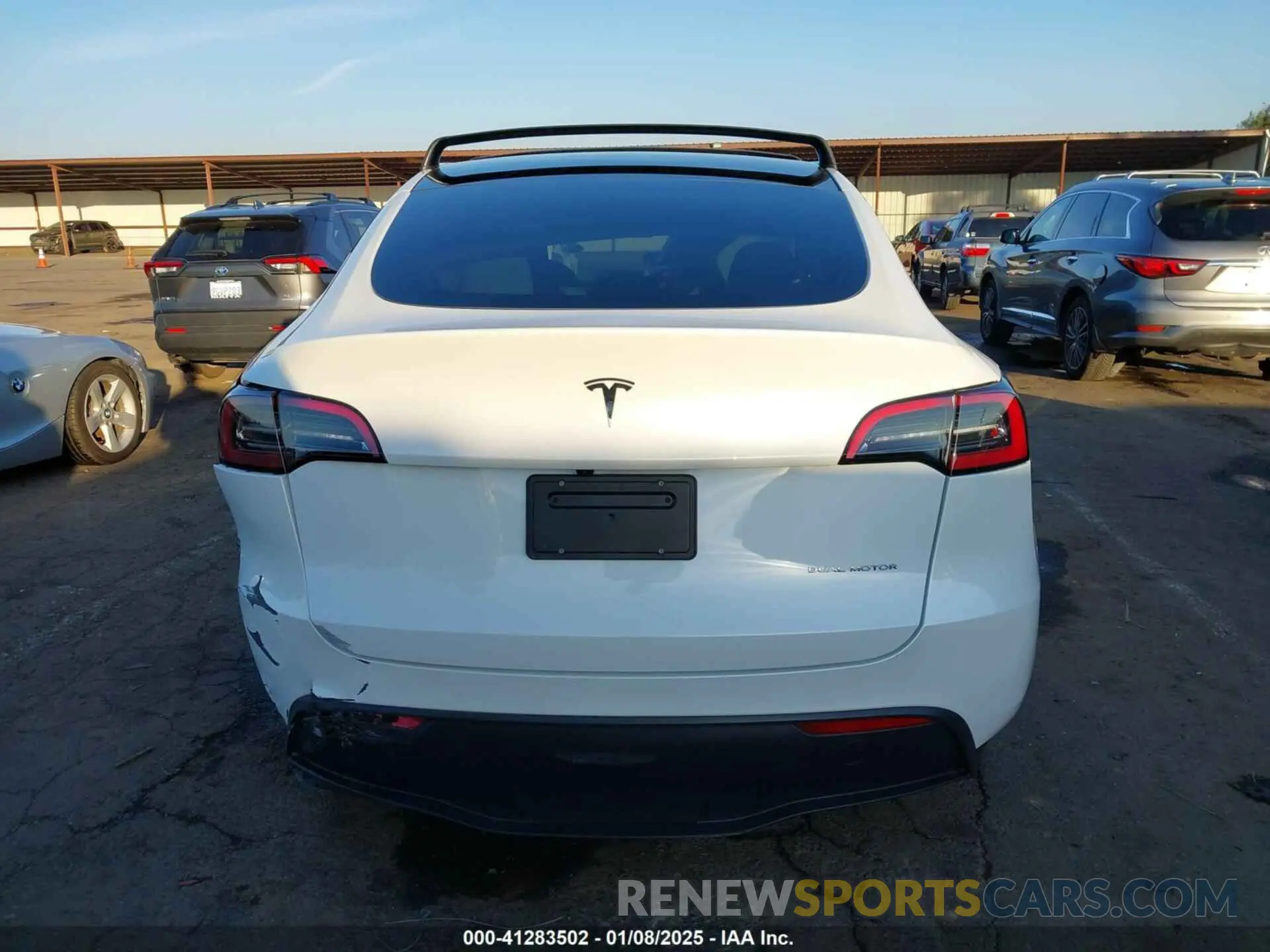 16 Фотография поврежденного автомобиля 7SAYGDEE1RF051860 TESLA MODEL Y 2024