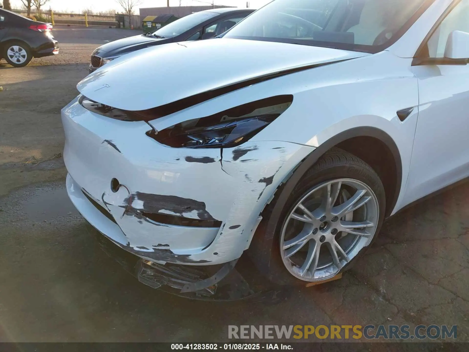 6 Фотография поврежденного автомобиля 7SAYGDEE1RF051860 TESLA MODEL Y 2024