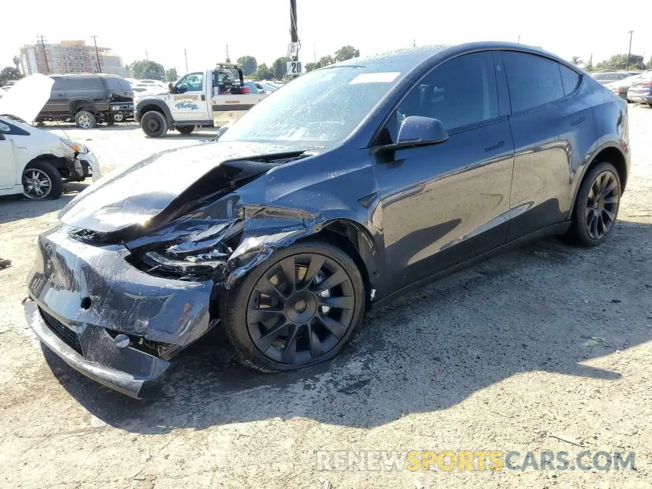 1 Photograph of a damaged car 7SAYGDEE1RF072398 TESLA MODEL Y 2024