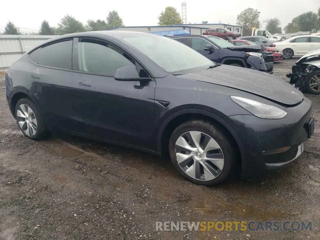 4 Фотография поврежденного автомобиля 7SAYGDEE1RF080095 TESLA MODEL Y 2024