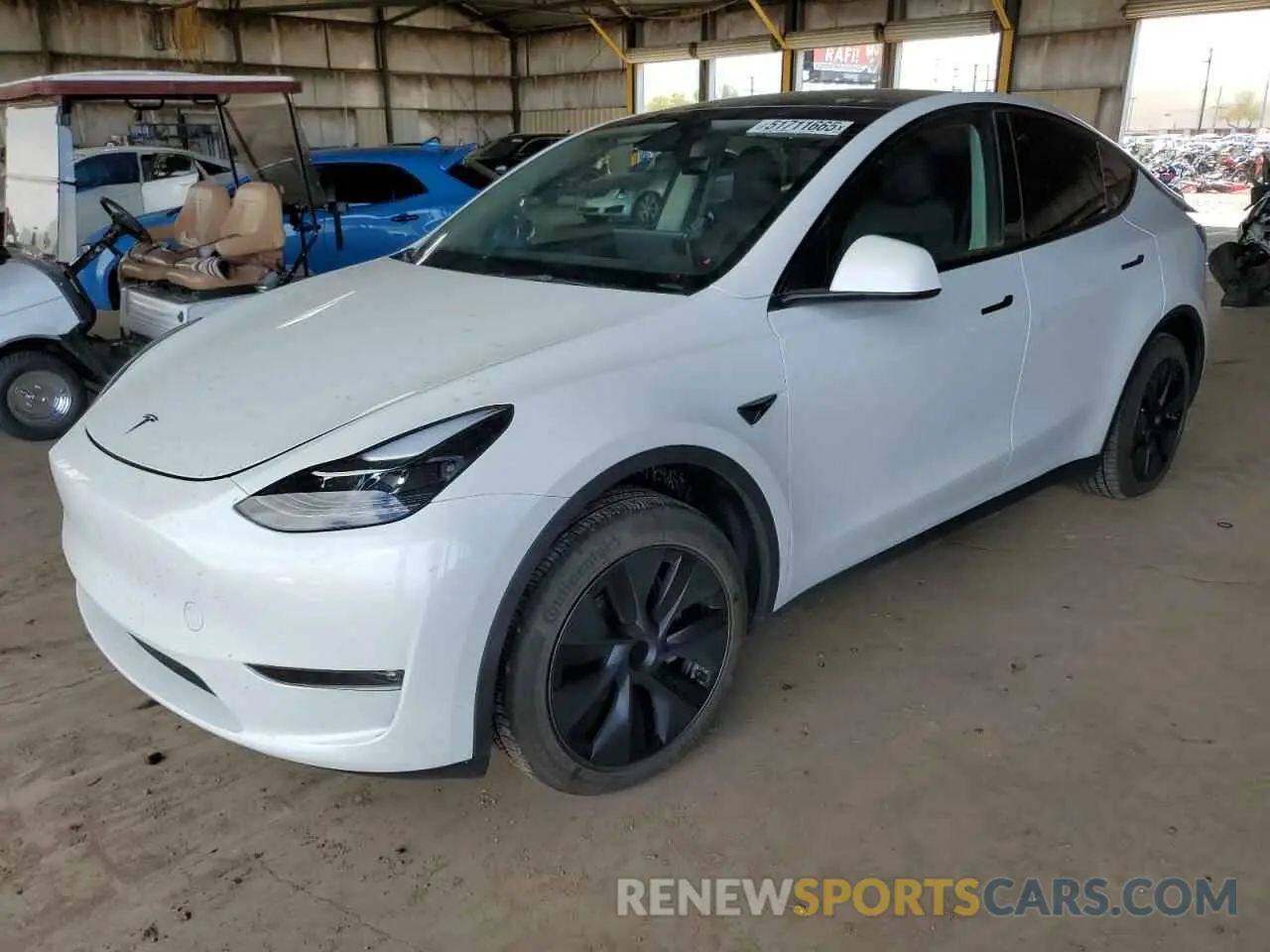 1 Фотография поврежденного автомобиля 7SAYGDEE1RF165311 TESLA MODEL Y 2024