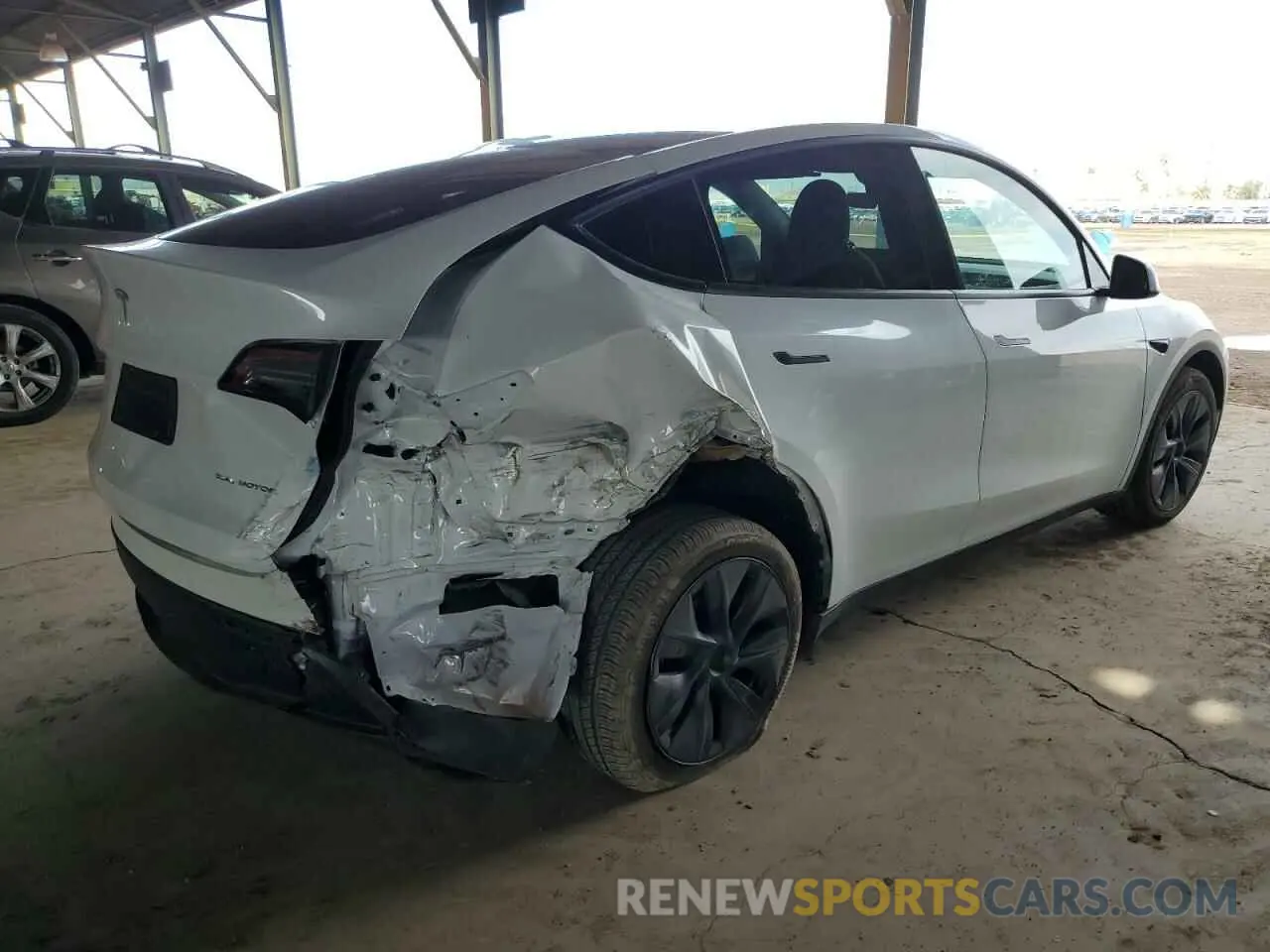 3 Фотография поврежденного автомобиля 7SAYGDEE1RF165311 TESLA MODEL Y 2024