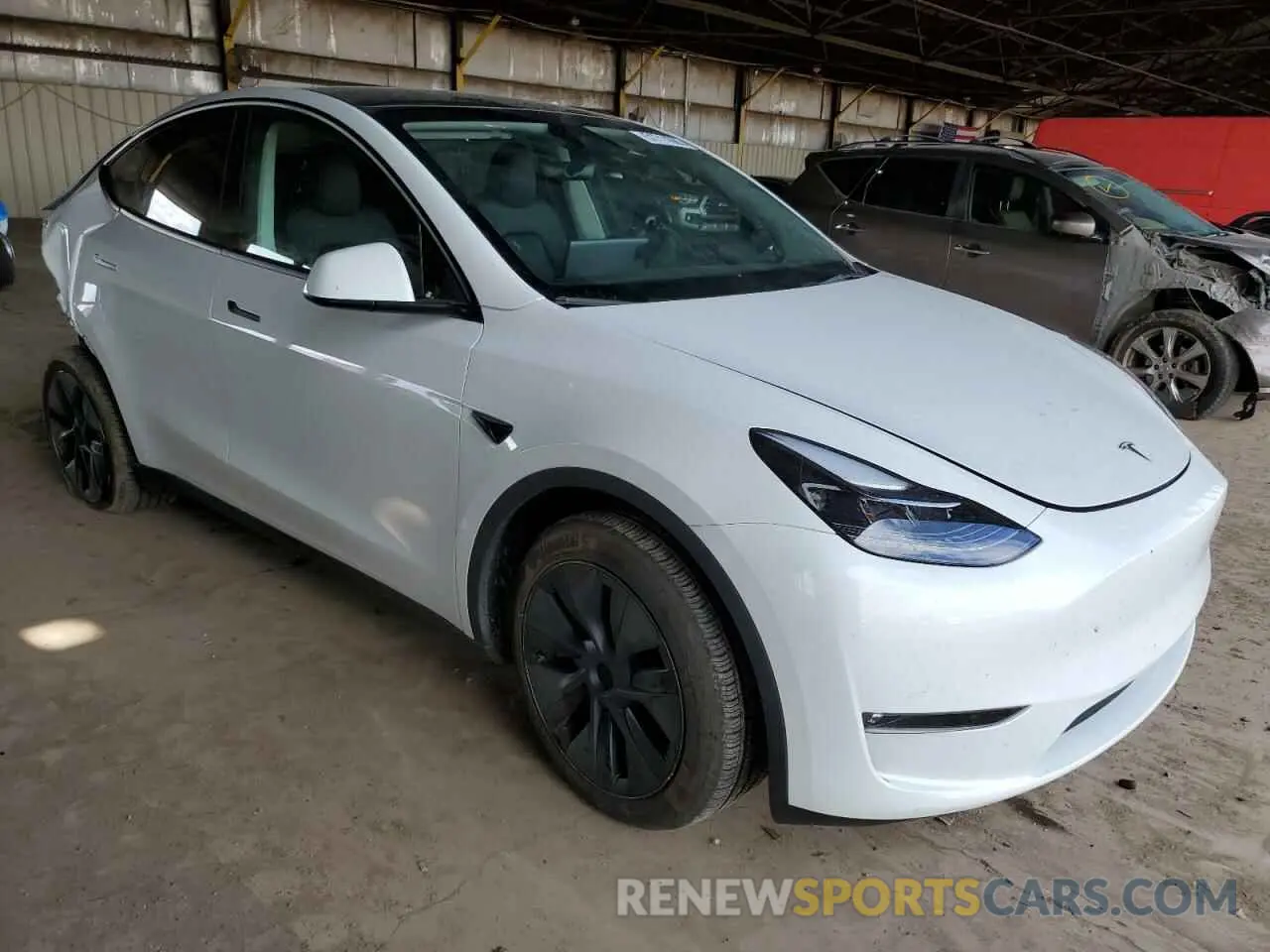 4 Фотография поврежденного автомобиля 7SAYGDEE1RF165311 TESLA MODEL Y 2024