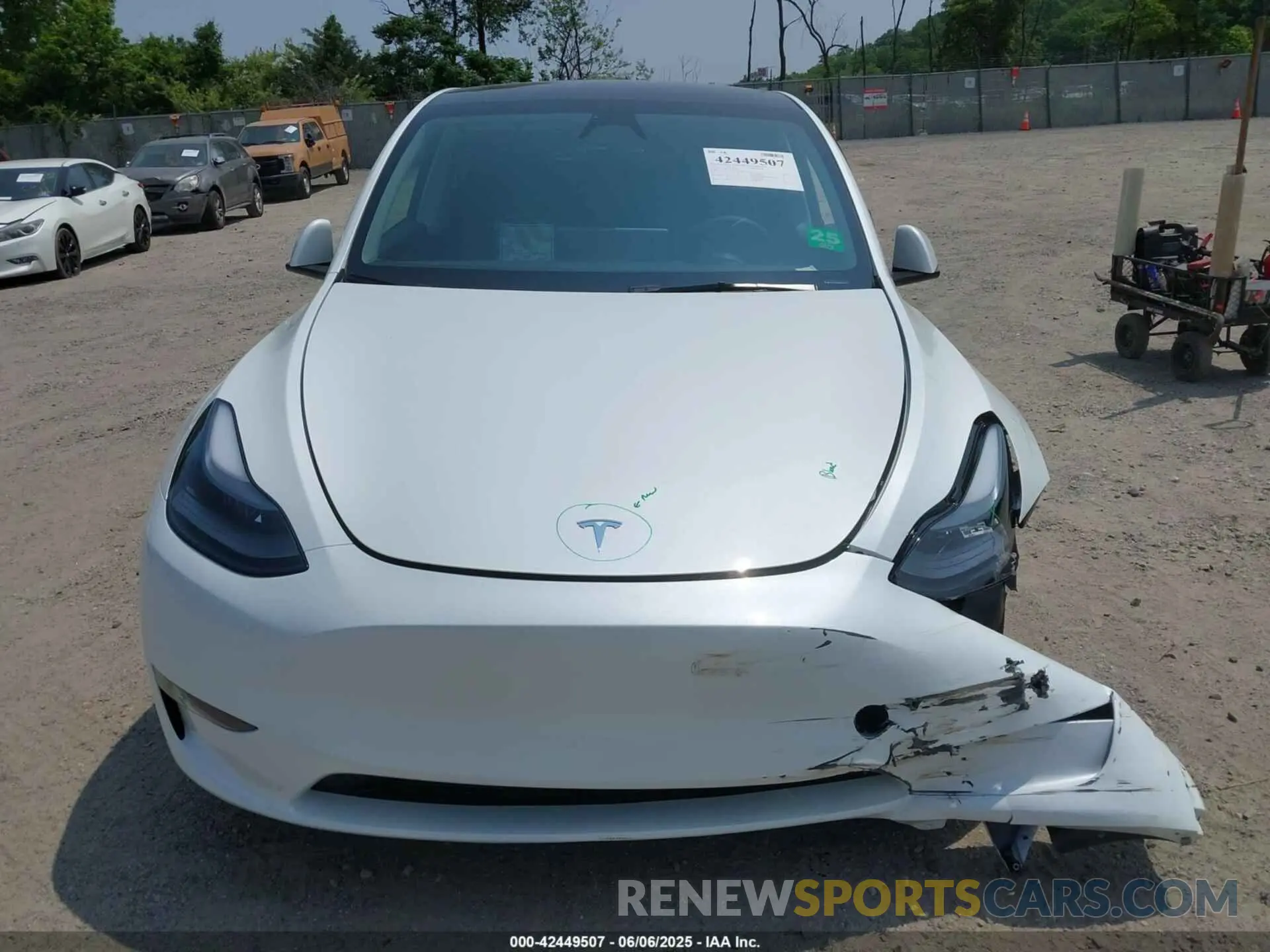 12 Photograph of a damaged car 7SAYGDEE1RF185655 TESLA MODEL Y 2024
