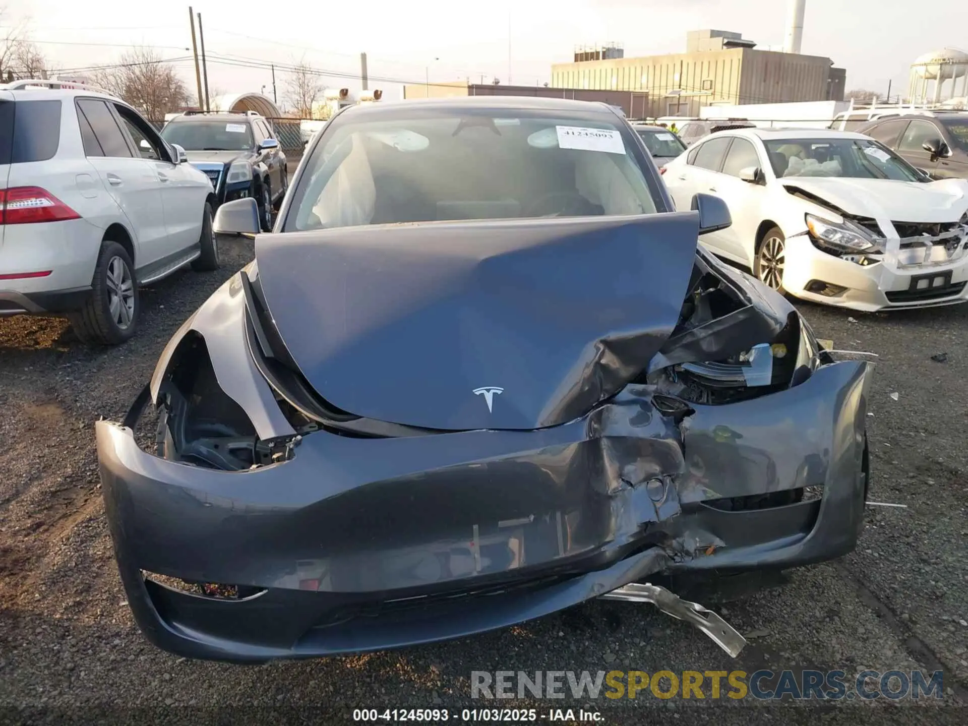 11 Фотография поврежденного автомобиля 7SAYGDEE2RA217008 TESLA MODEL Y 2024