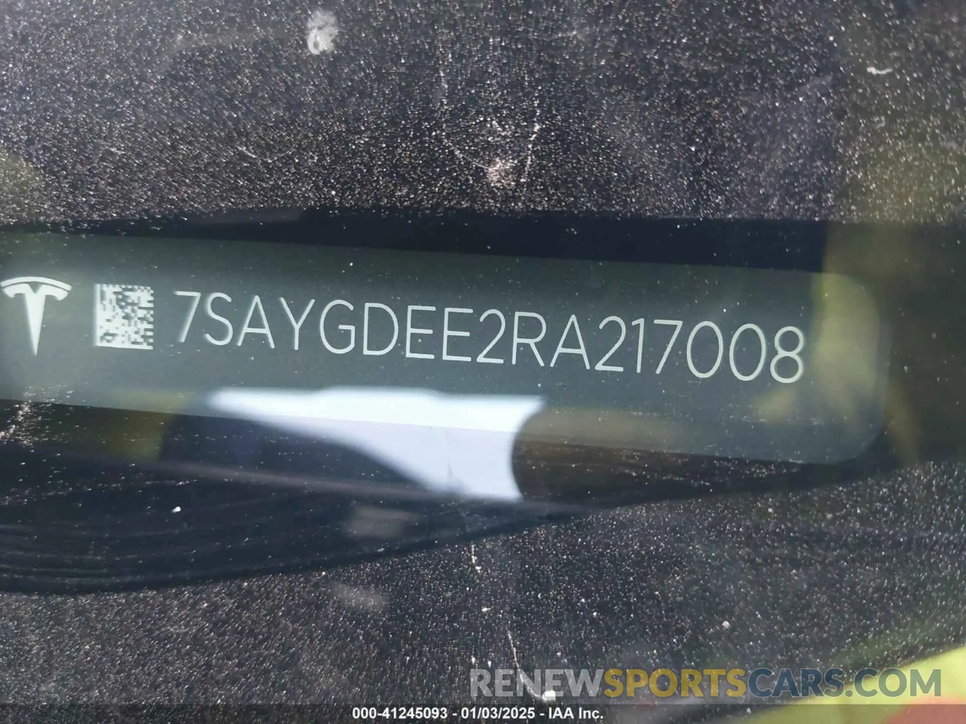 9 Фотография поврежденного автомобиля 7SAYGDEE2RA217008 TESLA MODEL Y 2024