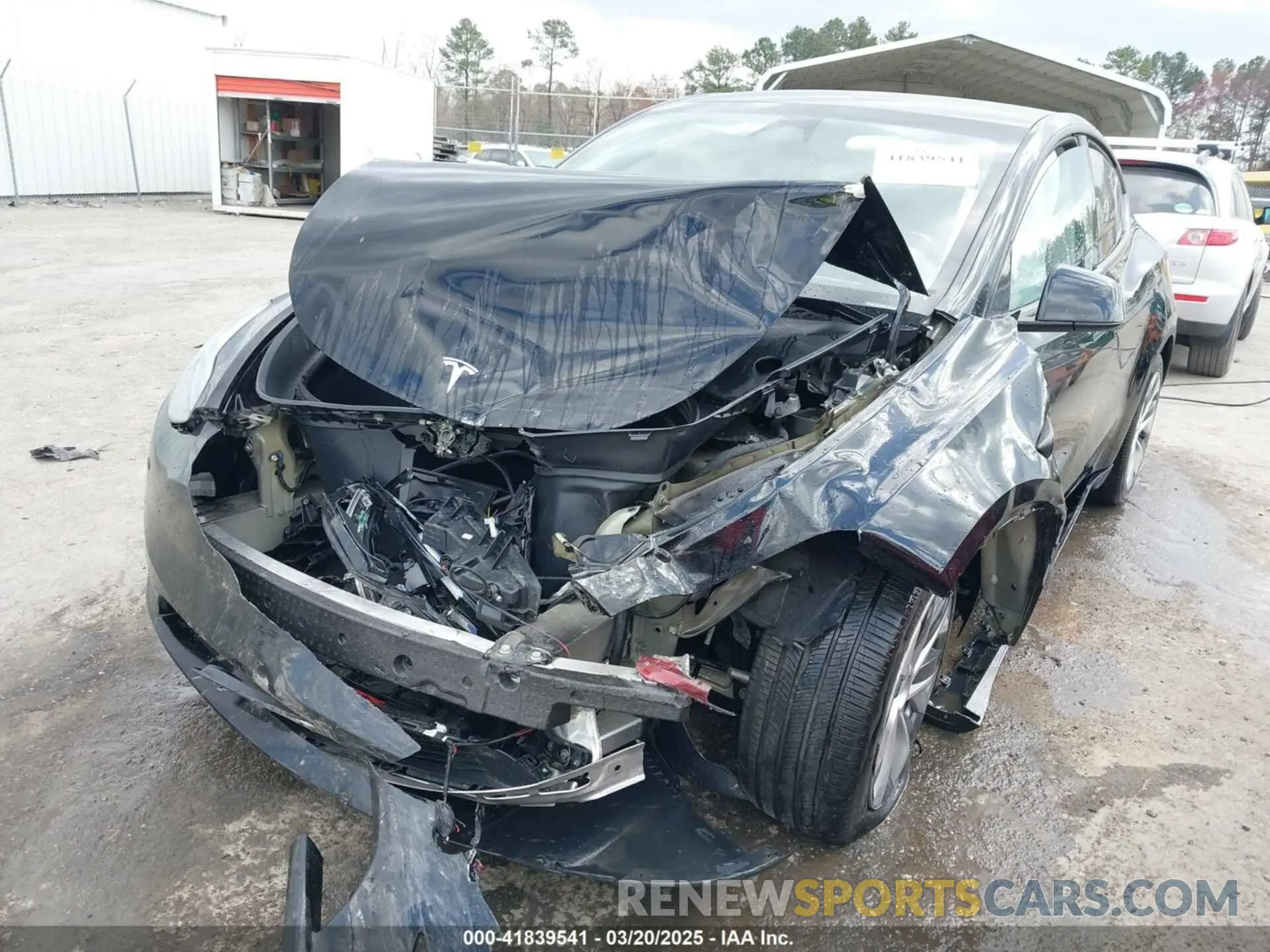6 Photograph of a damaged car 7SAYGDEE2RA227425 TESLA MODEL Y 2024