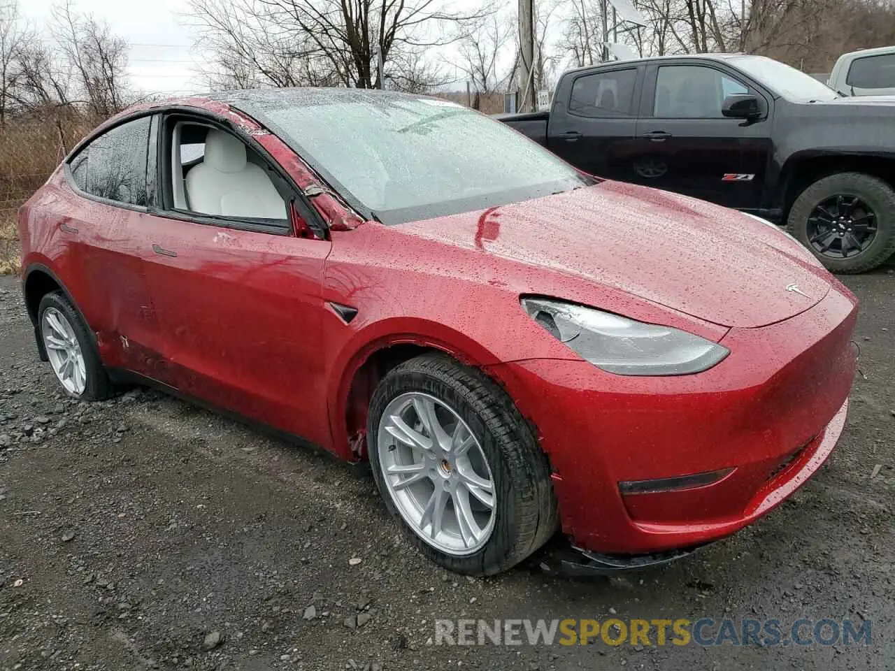 4 Фотография поврежденного автомобиля 7SAYGDEE2RA247349 TESLA MODEL Y 2024