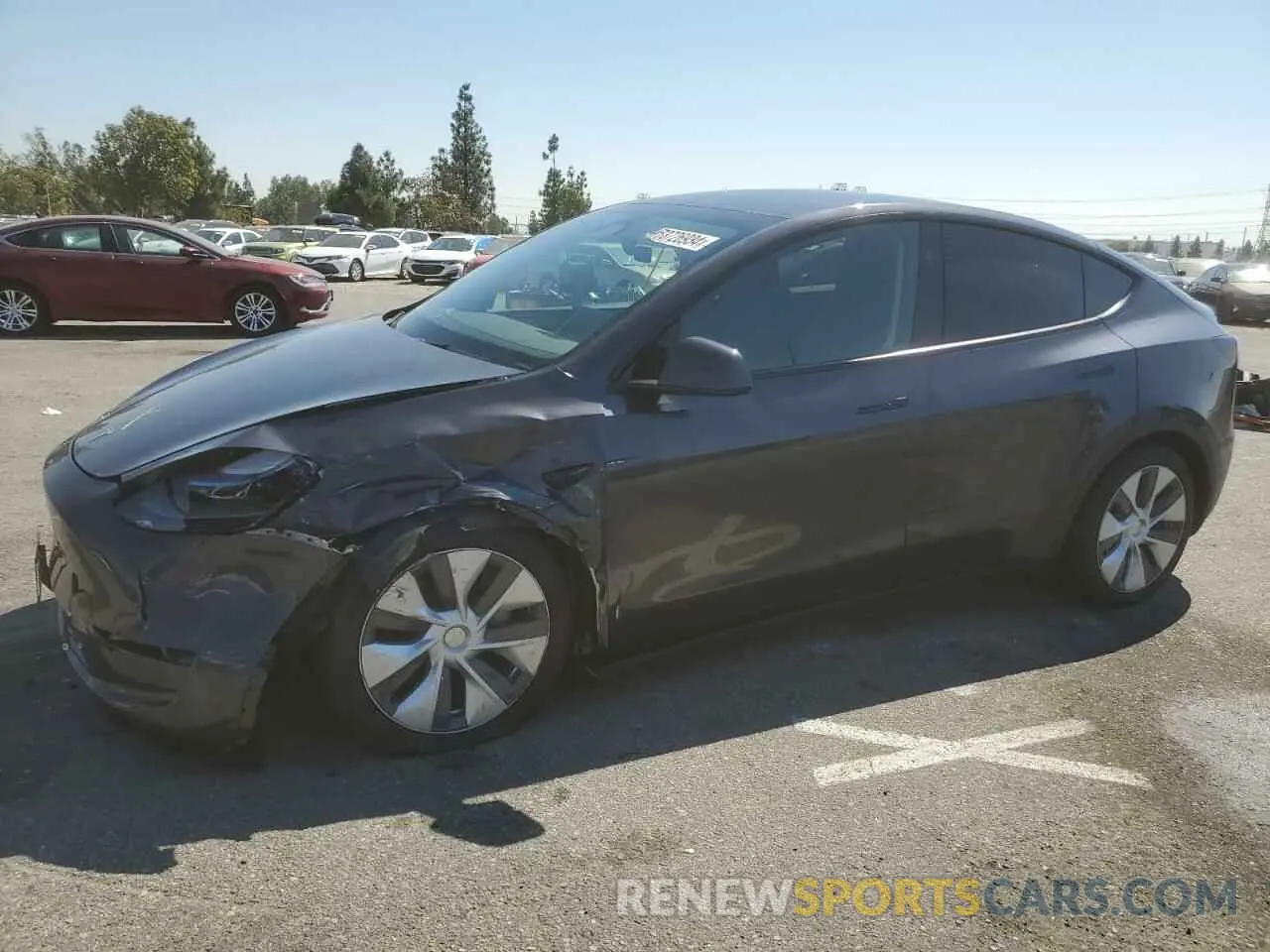 1 Фотография поврежденного автомобиля 7SAYGDEE2RA249439 TESLA MODEL Y 2024