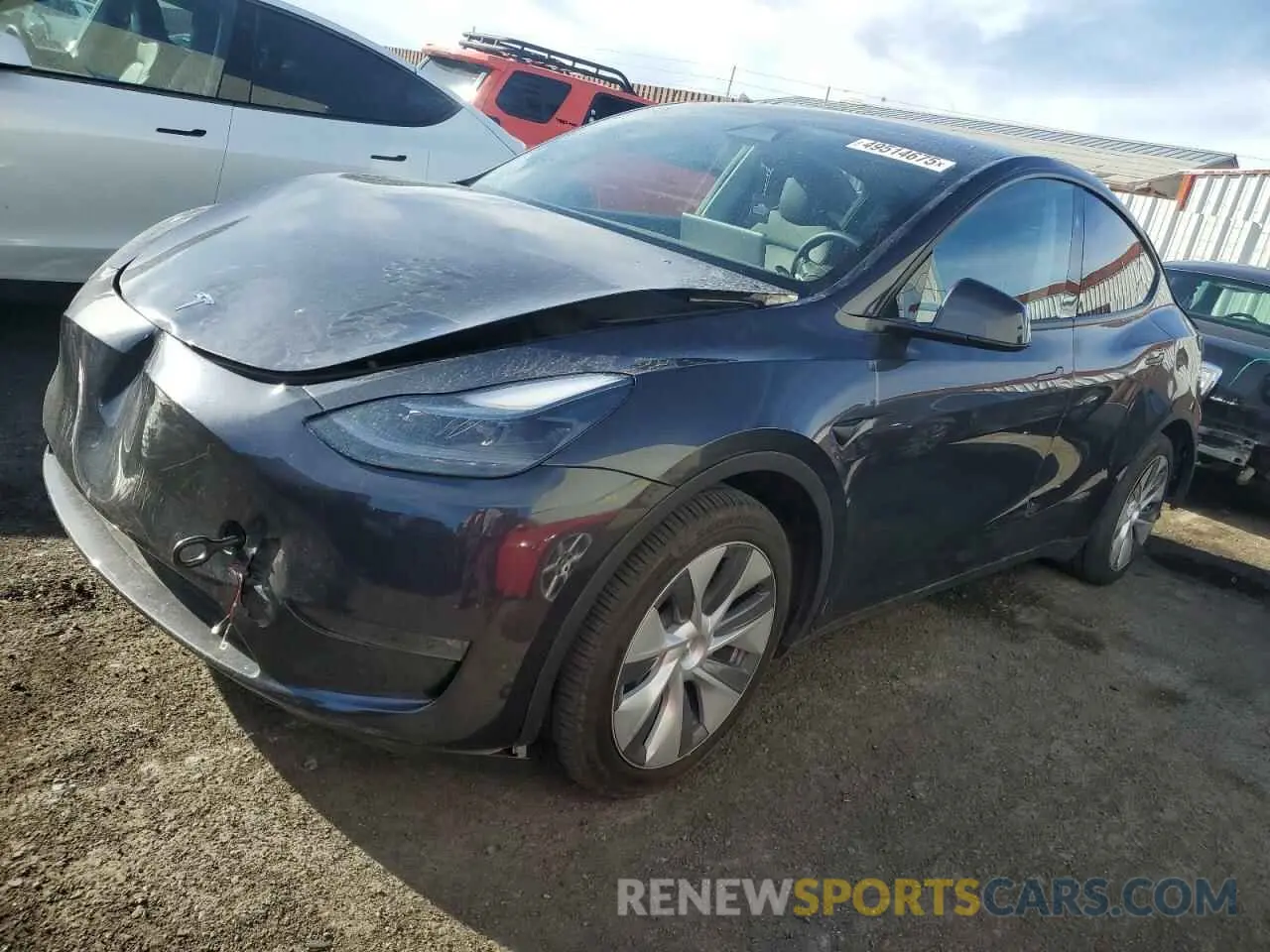 1 Photograph of a damaged car 7SAYGDEE2RA252101 TESLA MODEL Y 2024