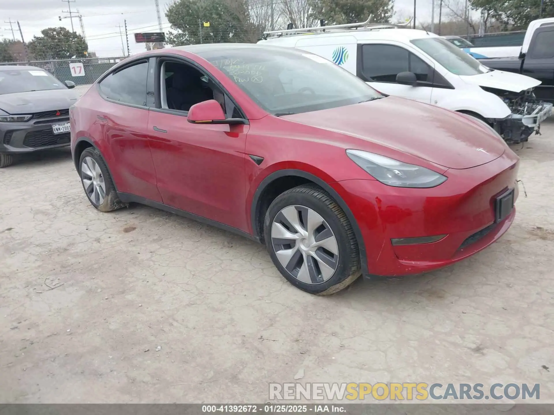 1 Фотография поврежденного автомобиля 7SAYGDEE2RA268086 TESLA MODEL Y 2024