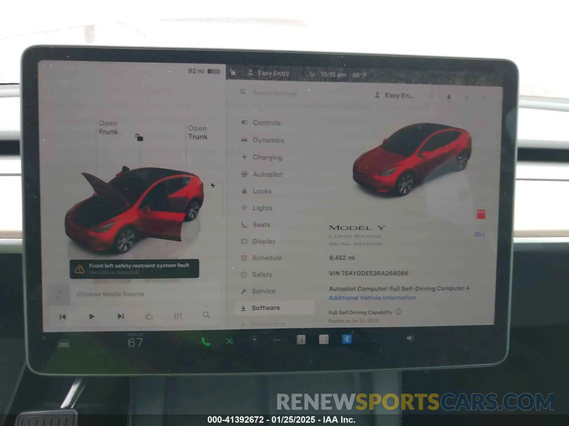 18 Фотография поврежденного автомобиля 7SAYGDEE2RA268086 TESLA MODEL Y 2024
