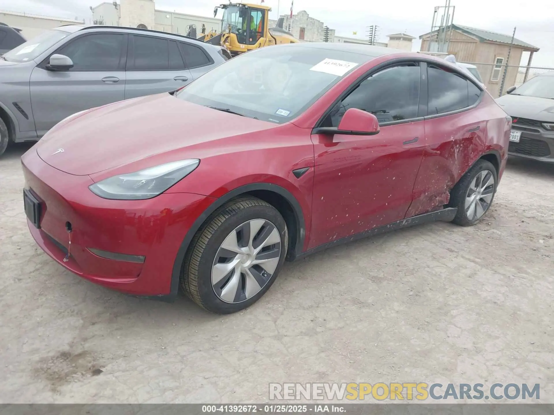 2 Фотография поврежденного автомобиля 7SAYGDEE2RA268086 TESLA MODEL Y 2024