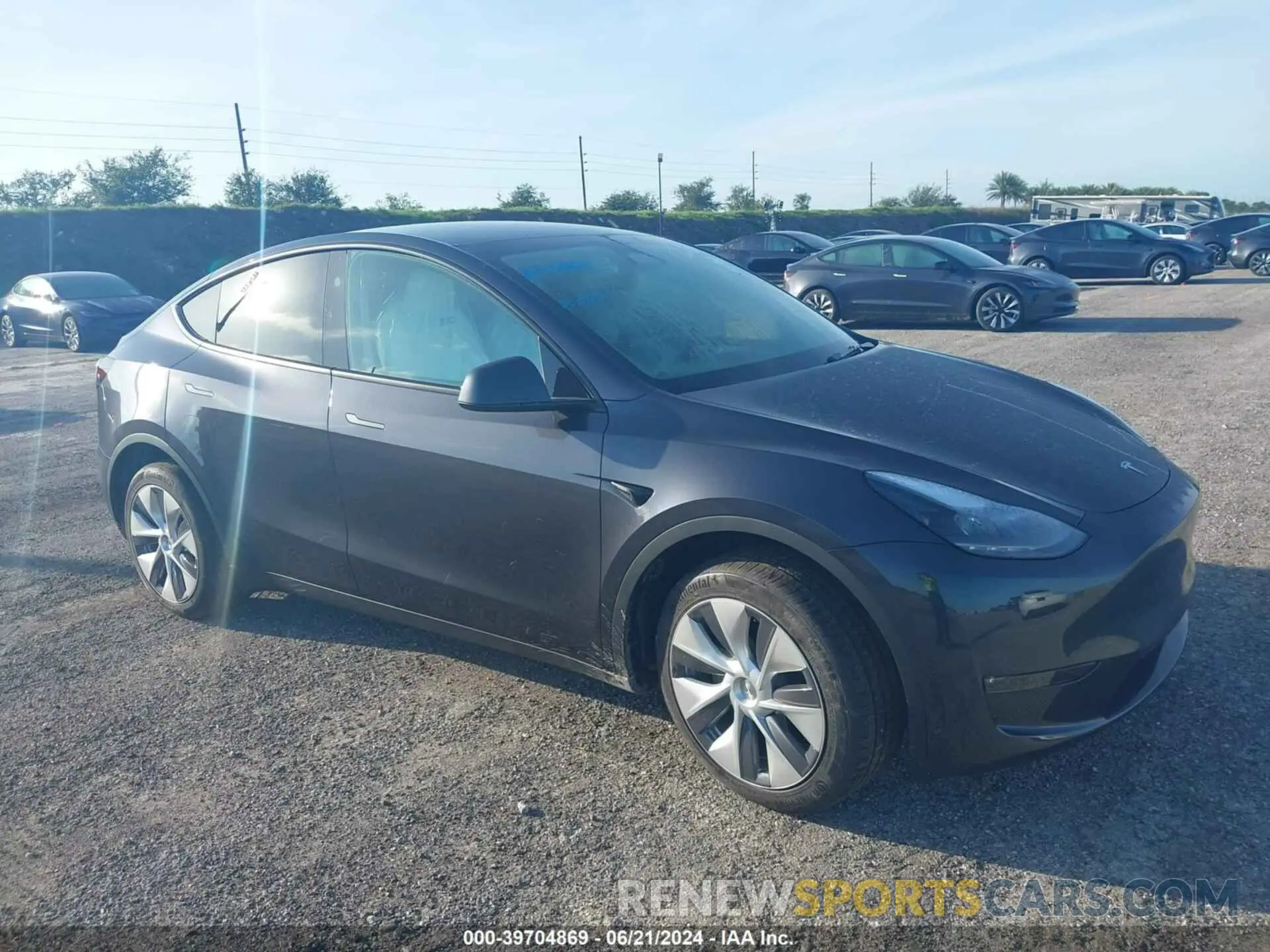 1 Фотография поврежденного автомобиля 7SAYGDEE2RA287995 TESLA MODEL Y 2024
