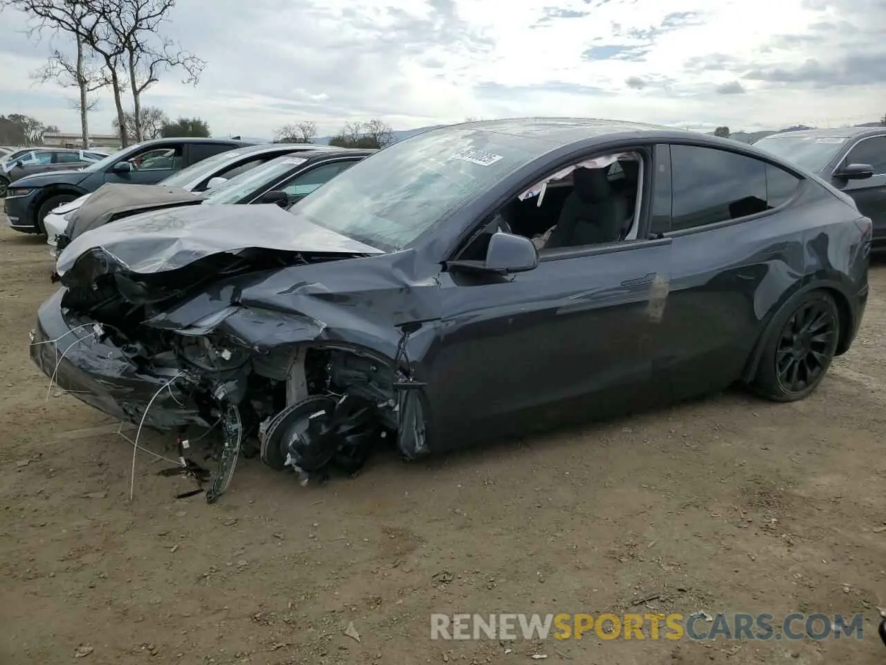 1 Photograph of a damaged car 7SAYGDEE2RF124380 TESLA MODEL Y 2024