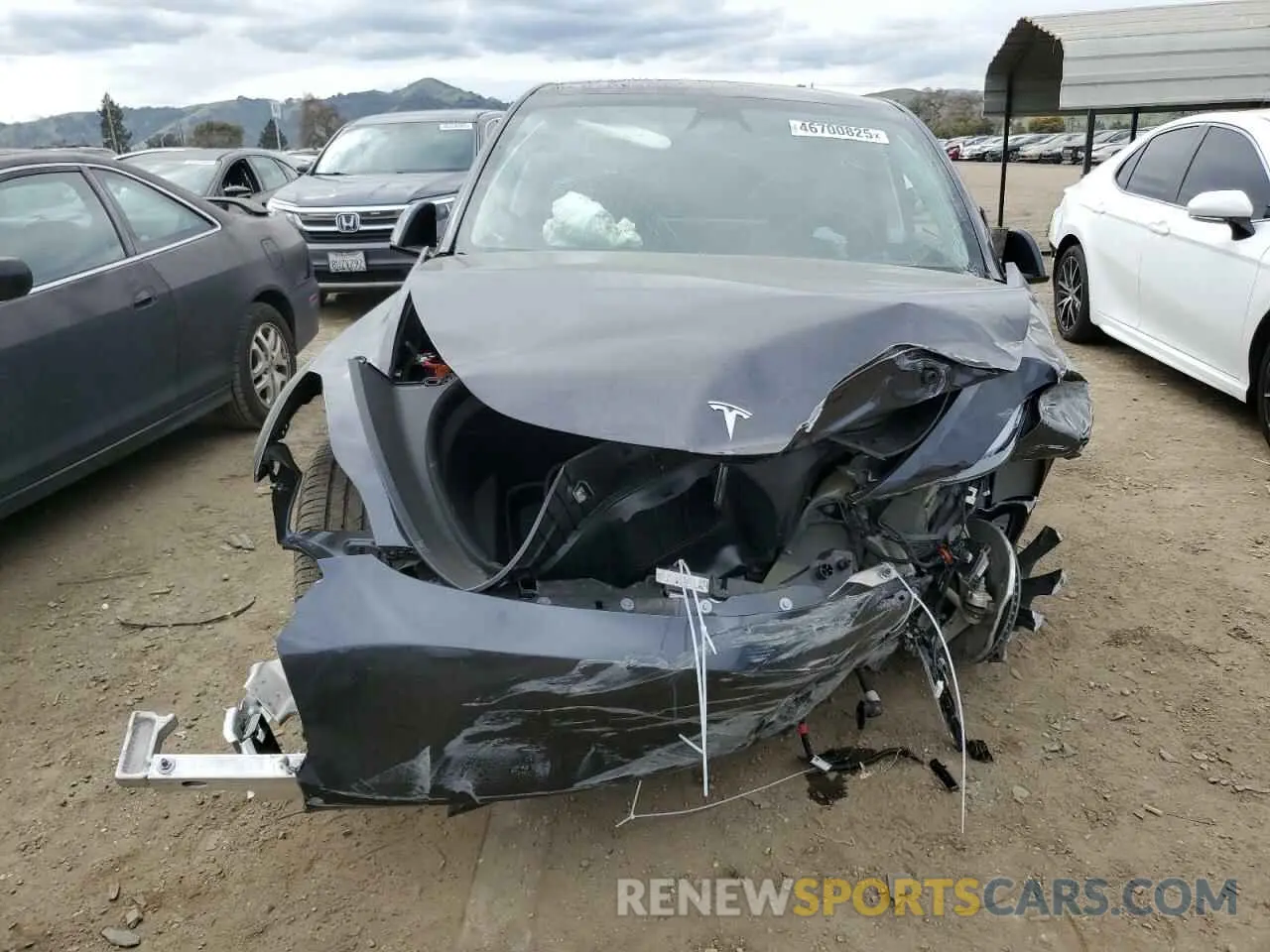 5 Photograph of a damaged car 7SAYGDEE2RF124380 TESLA MODEL Y 2024