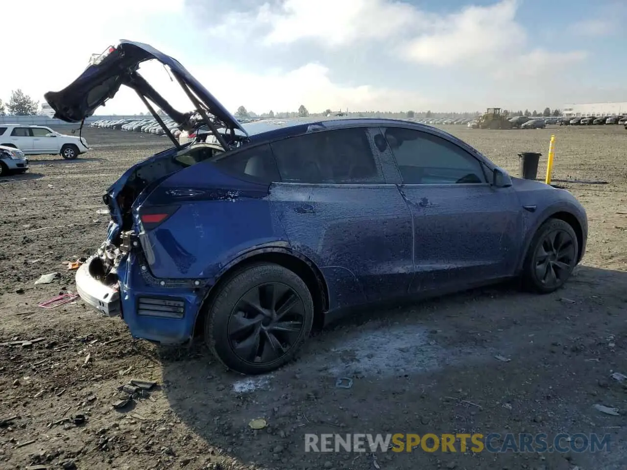 3 Фотография поврежденного автомобиля 7SAYGDEE2RF127361 TESLA MODEL Y 2024