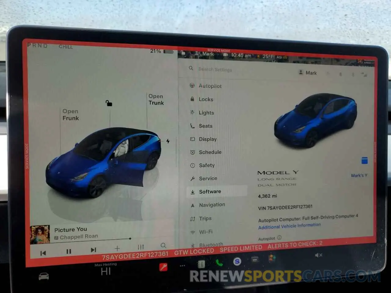 9 Фотография поврежденного автомобиля 7SAYGDEE2RF127361 TESLA MODEL Y 2024